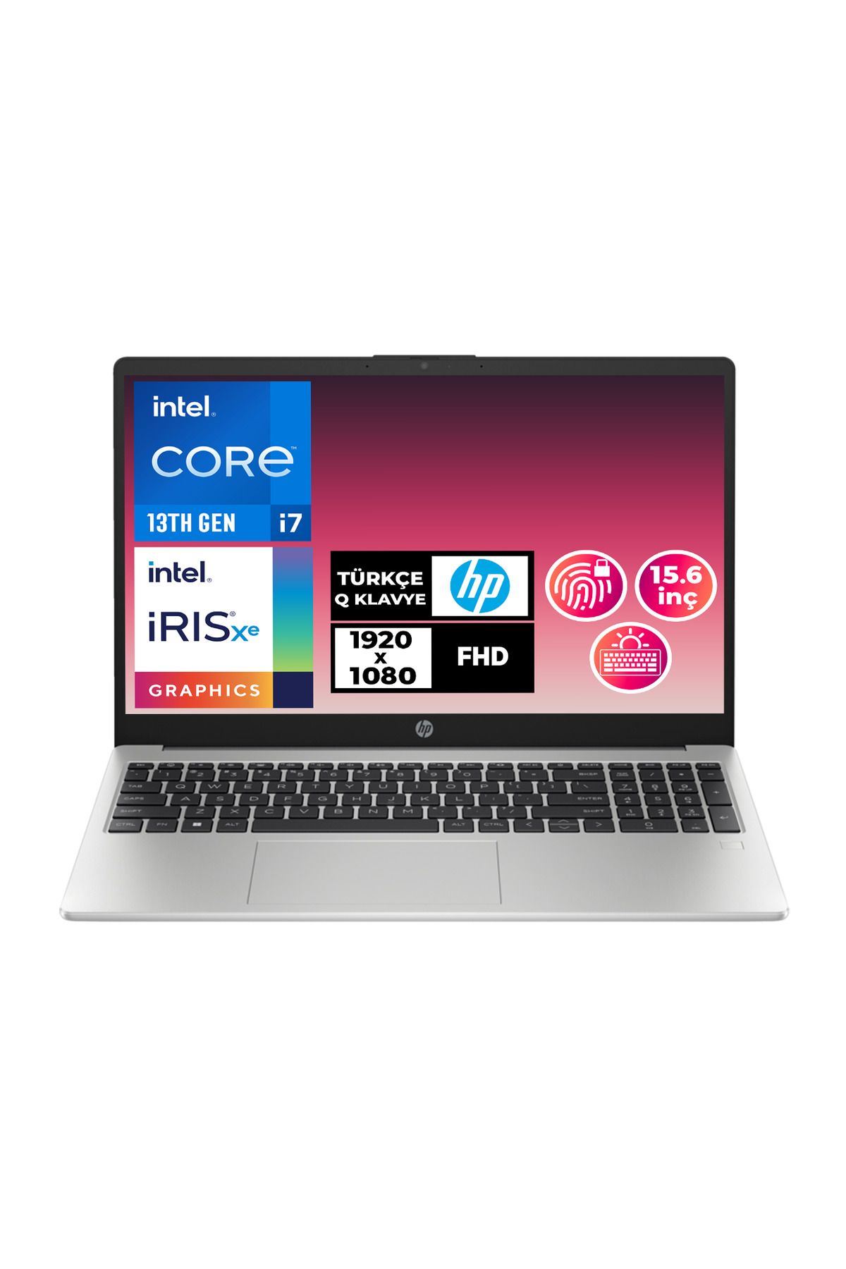 HP 250 G10 i7-1355U 64GB 4TB SSD 15.6" FHD W11P Taşınabilir Bilgisayar 968L4ET 017