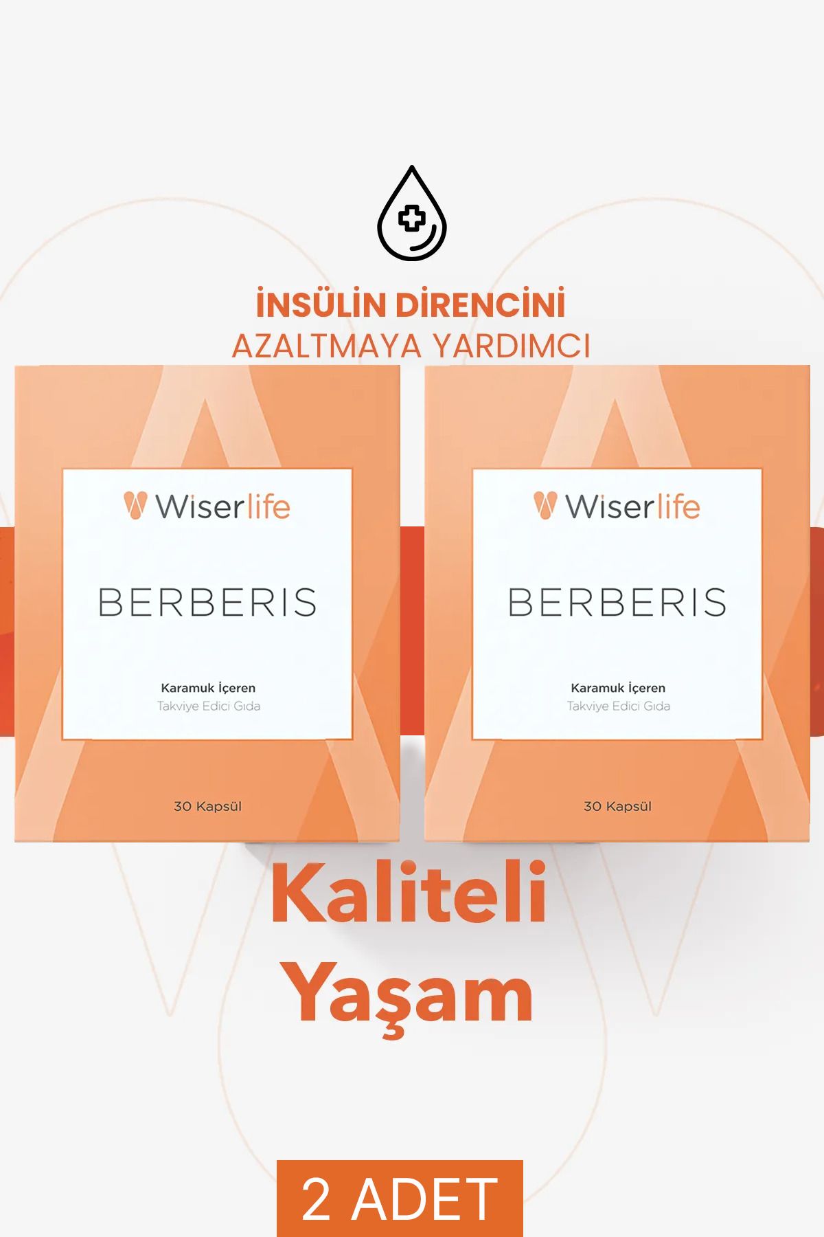 Wiserlife Berberis Karamuk İçeren Takviye Edici Gıda 30 Kapsül 2 ADET