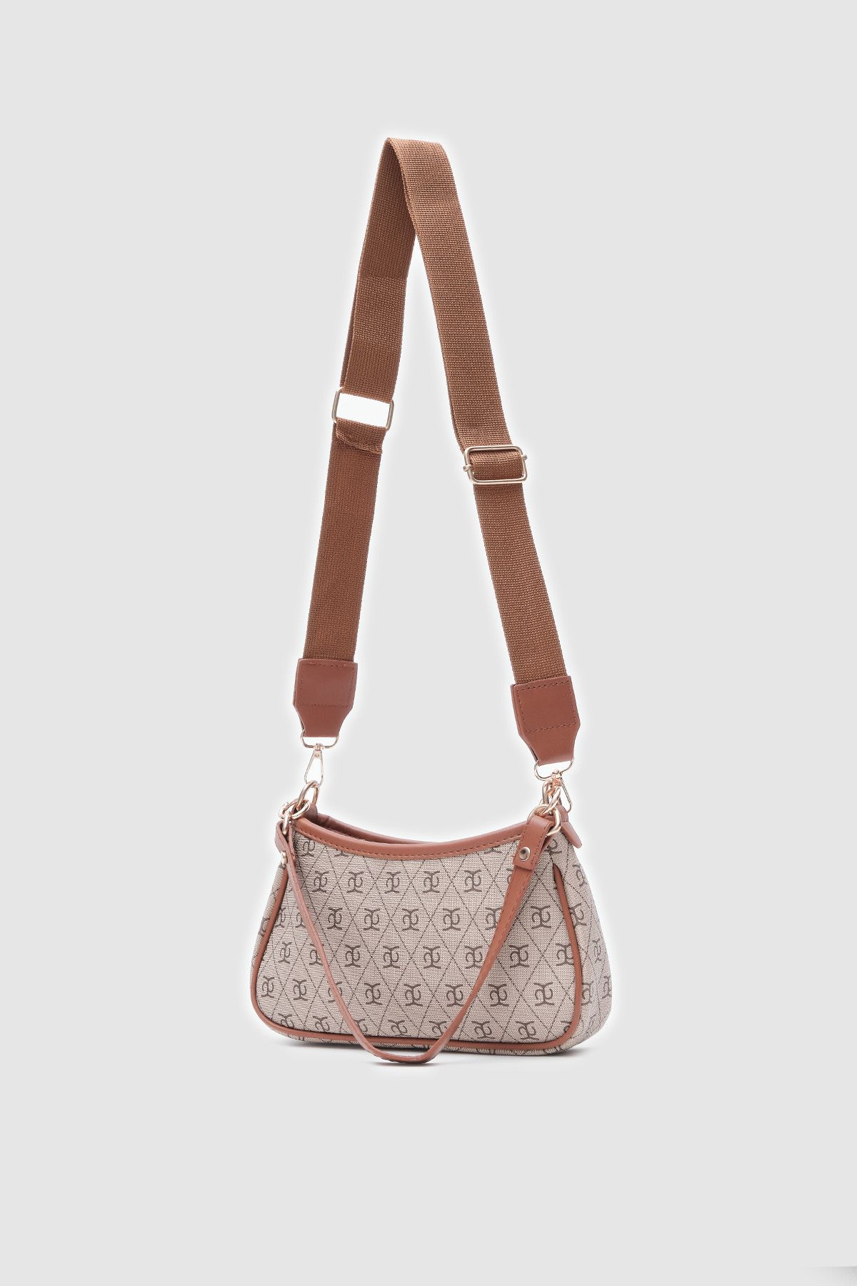 Shule Bags-Farme Monogram Tan - مجموعة من الرغيف الفرنسي وحقيبة كروس 3