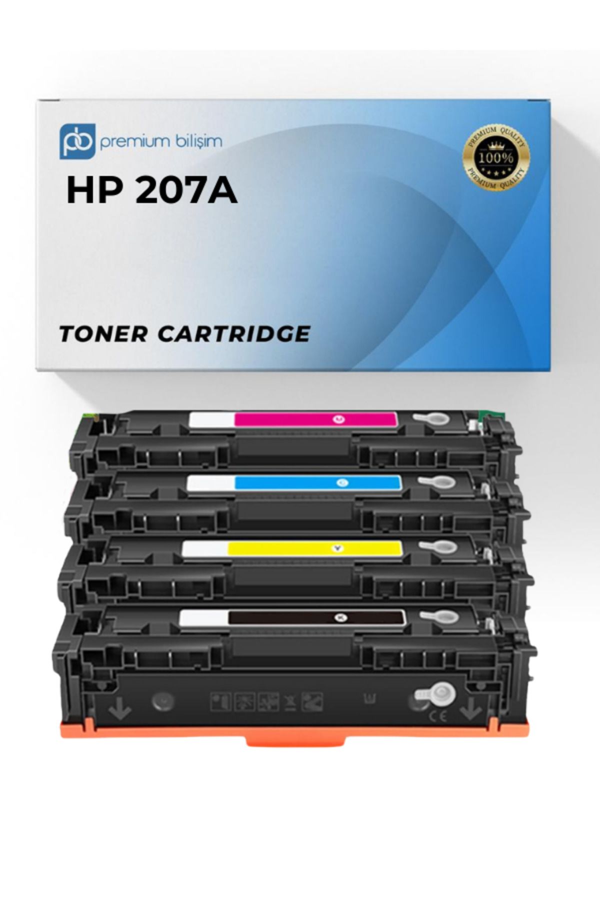 PBHP HP 207A - ÇİPLİ - HP Color Laserjet Pro M255dw M255nw M282nw M283fdn M283fdw