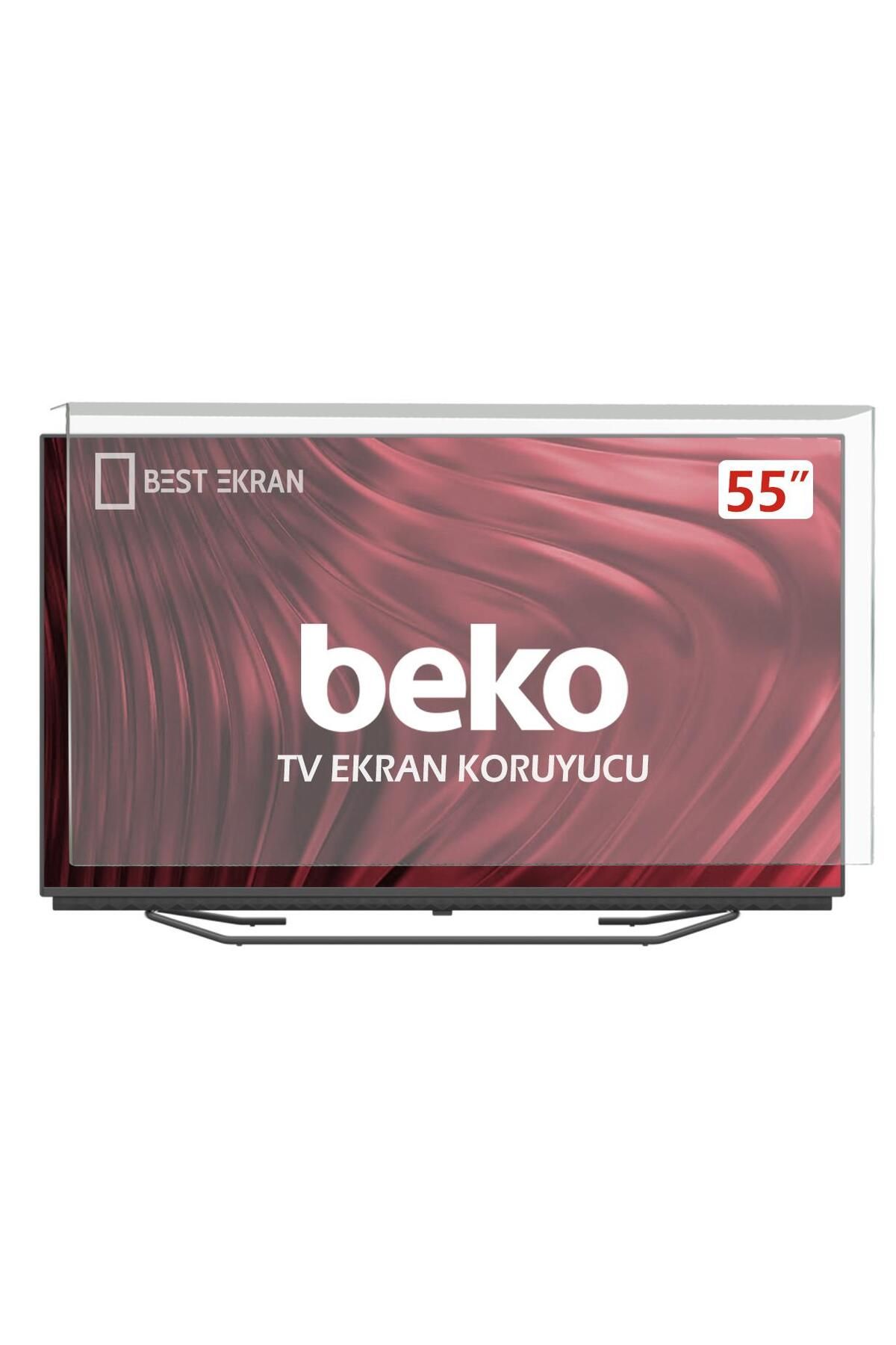 Beko B55QE988A TV EKRAN KORUYUCU 55" inç 139 cm Kırılmaz Ekran Koruyucu B55 QE 988 A