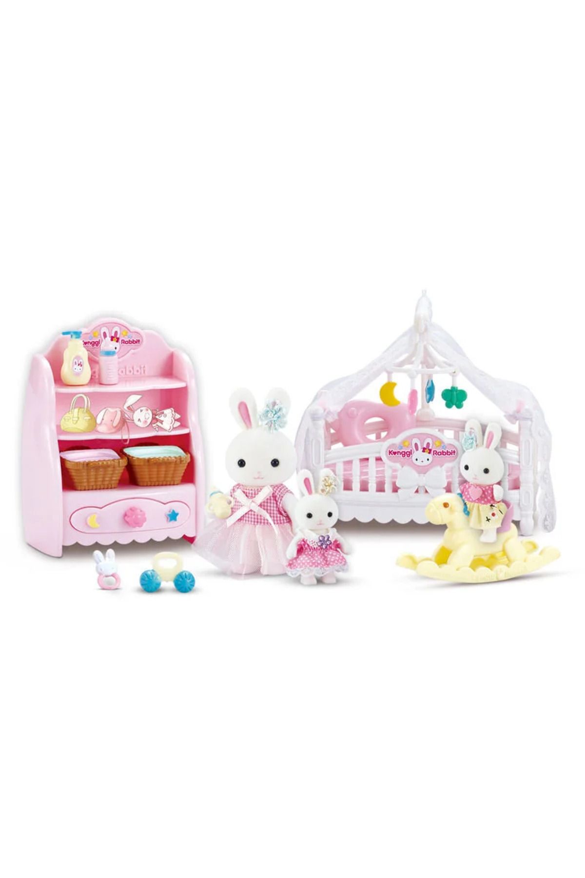 elifit Nessiworld Bay Dreamy Mini Tavşan Bebek Odası Oyun Seti