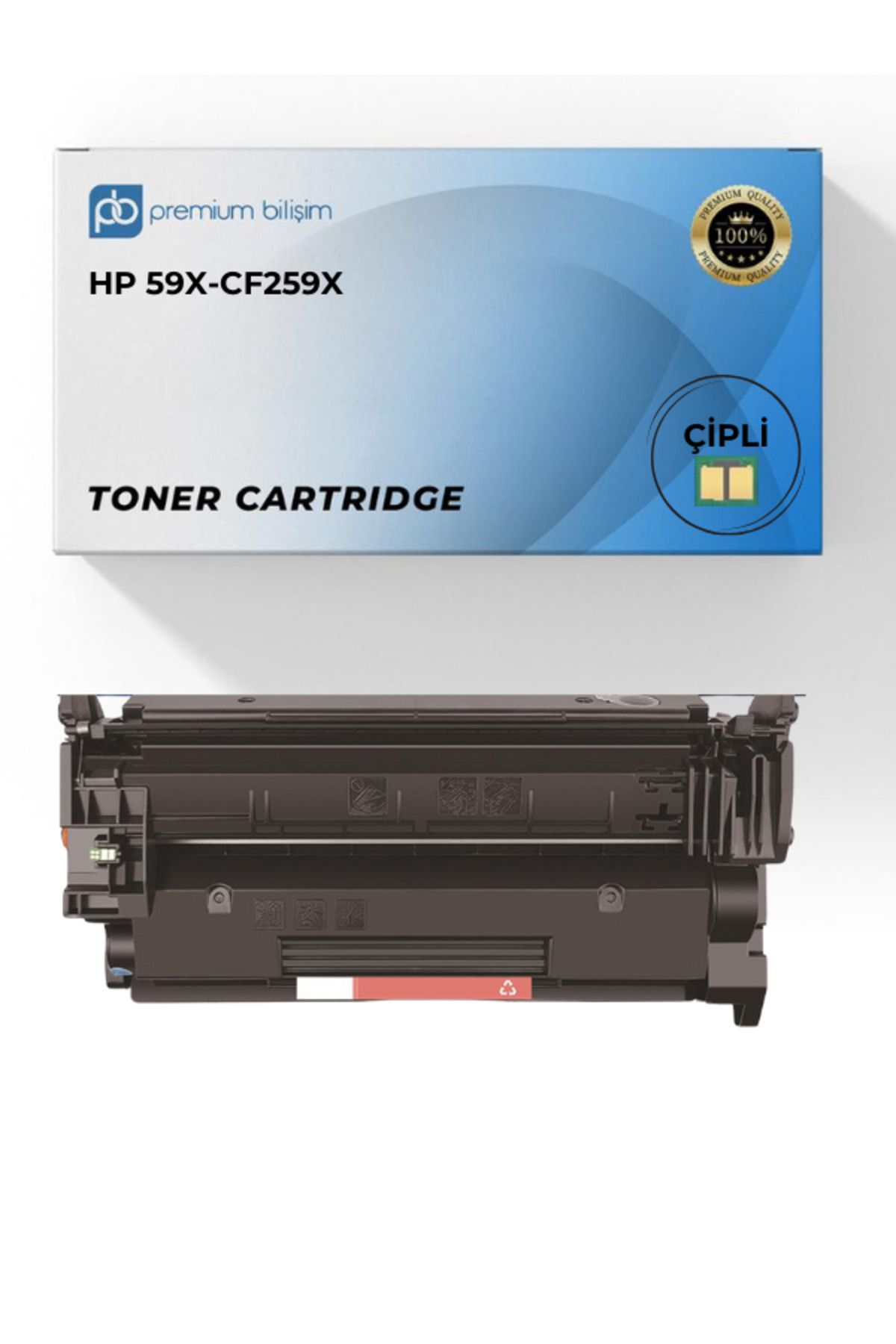 PBHP HP 59X CF259X Yüksek Kapasite Çipli Toner -HP Laserjet Pro M428dw M428fdn M428fdw M404dw M404dn M304