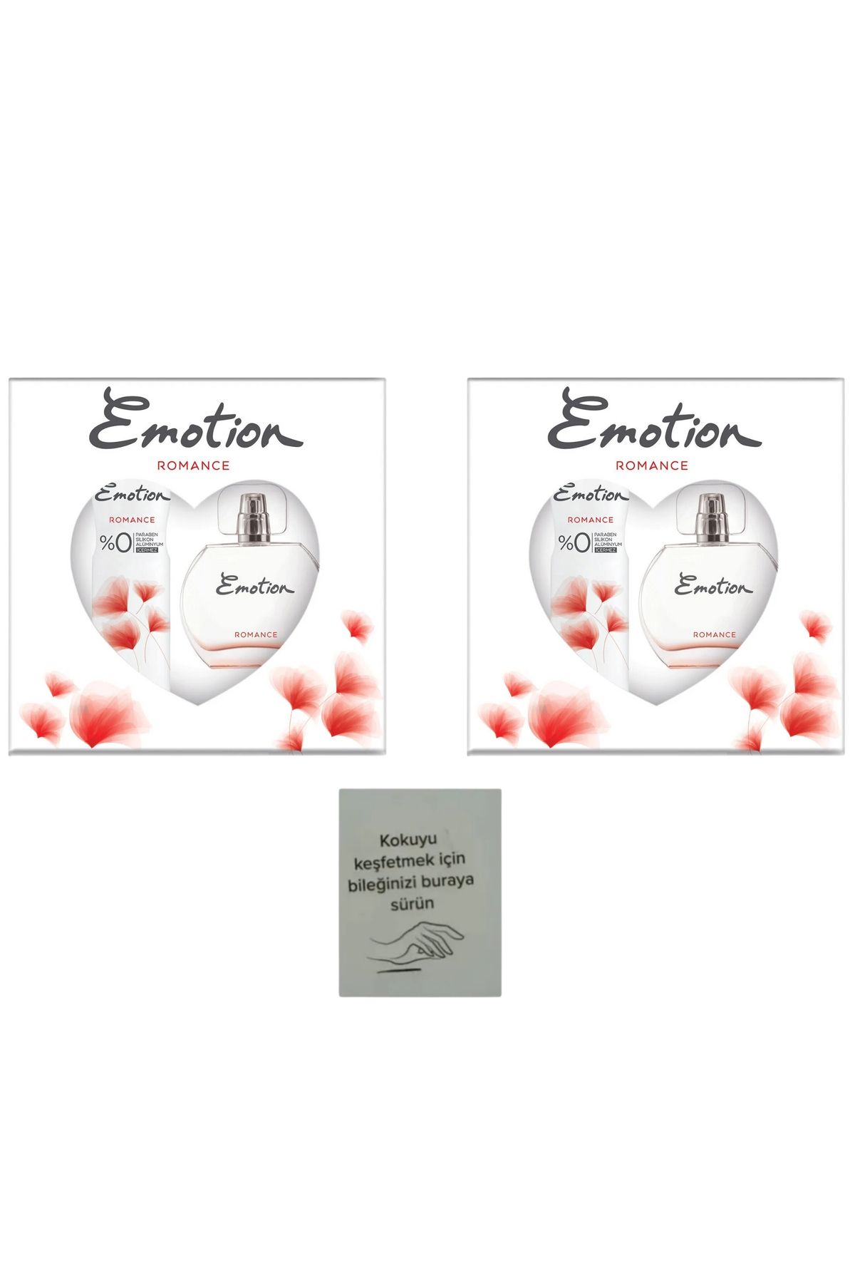 Emotion Romance EDT Parfüm 50ml + Deodorant 150ml 2 adet