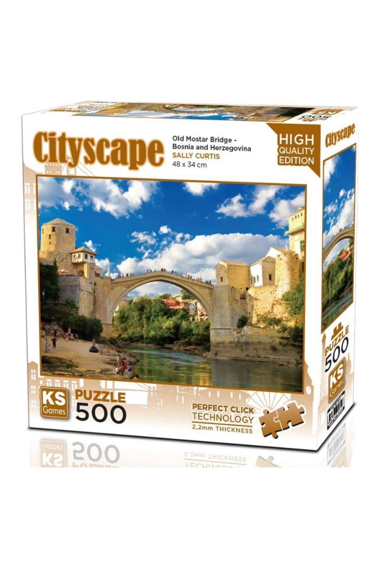 gcaksesuar Nessiworld Ks Games Old Mostar Bridge Bosna-Hersek Puzzle 500 Parça