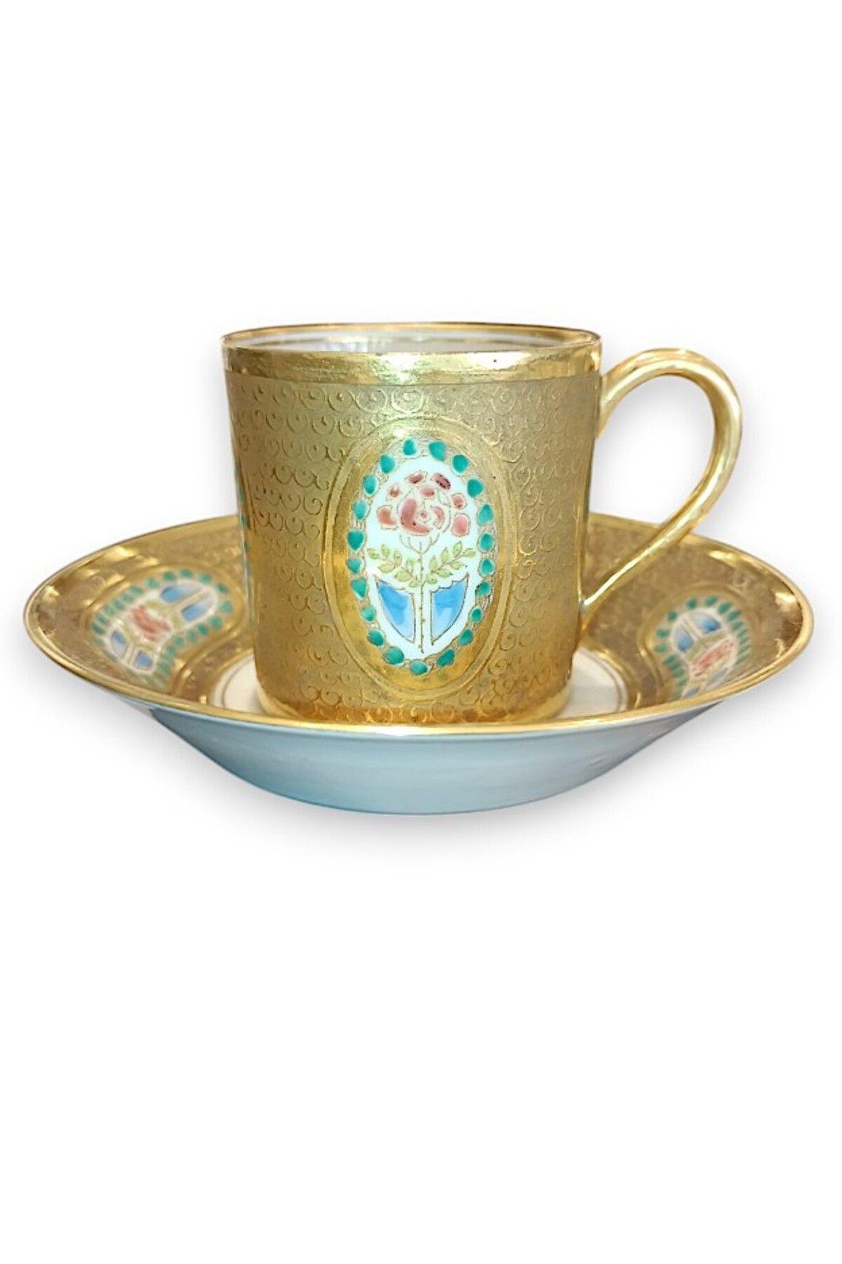 Fransız Limoges Limoges Gold Kahve Fincanı