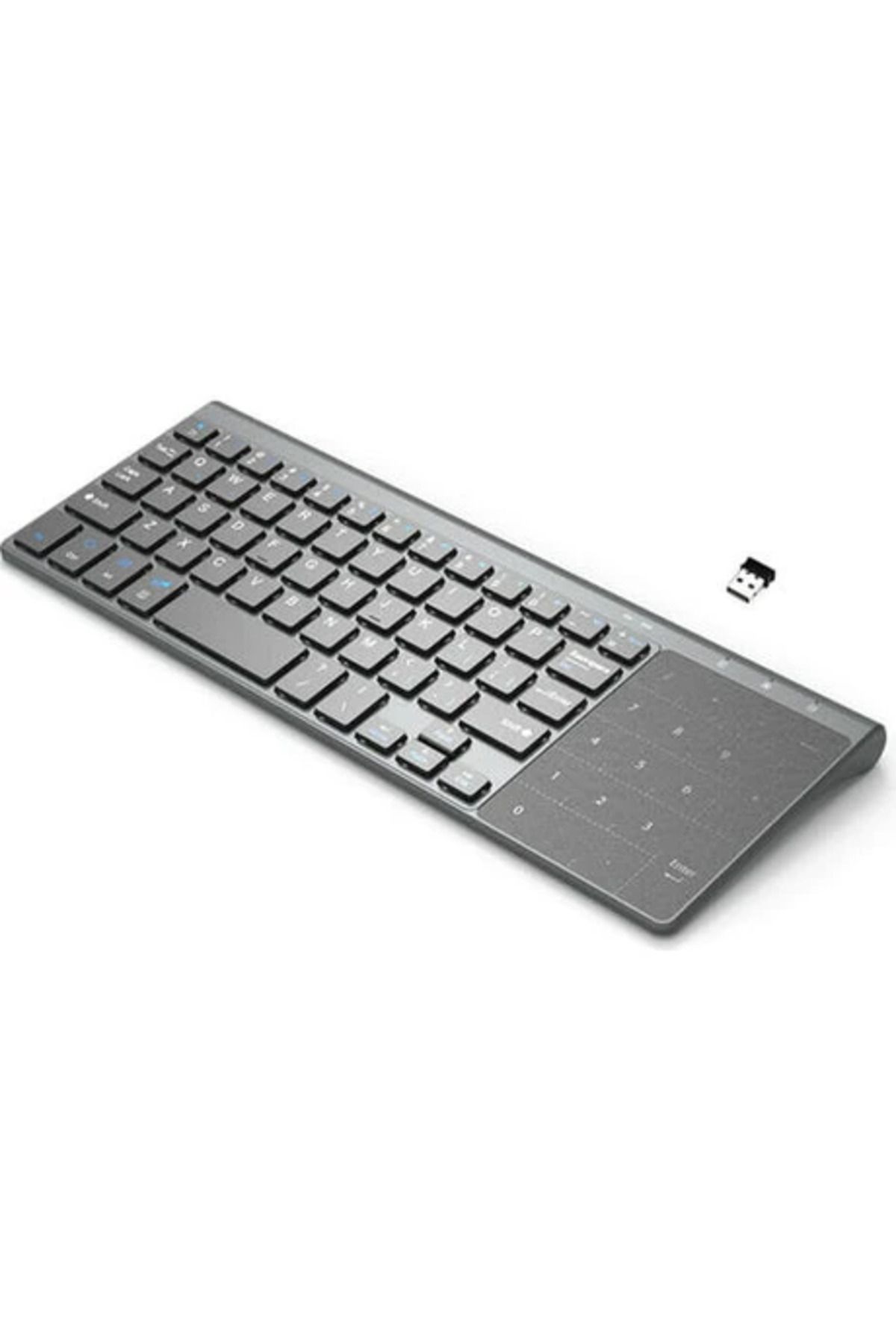 Obay Xhltd Mini 2.4g Kablosuz Dokunmatik Klavye 59 Touchpad ile Pc Bilgisayar Masaüstü Için Tuşları