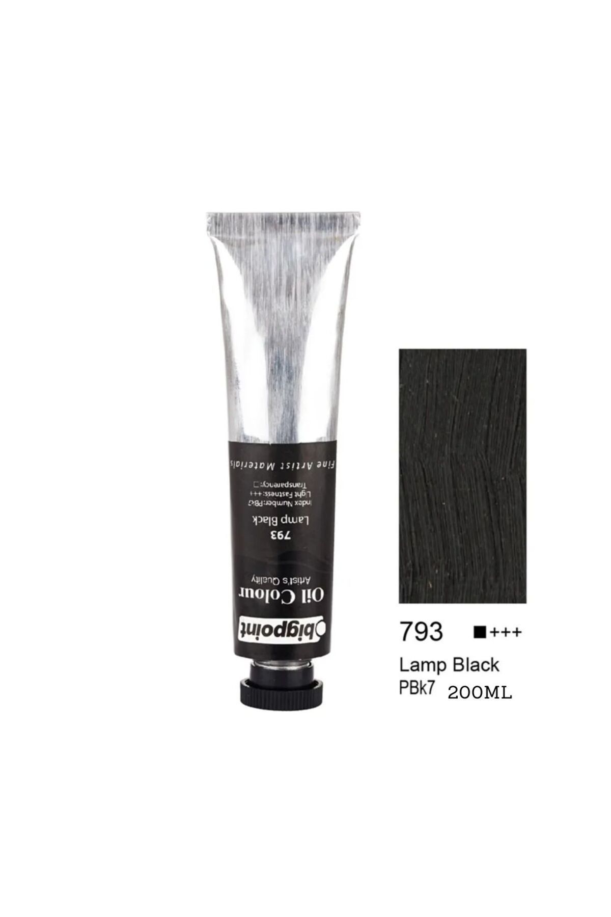 Bigpoint Fine Artist's 200ml  Lamp Black Yağlı Boya 793