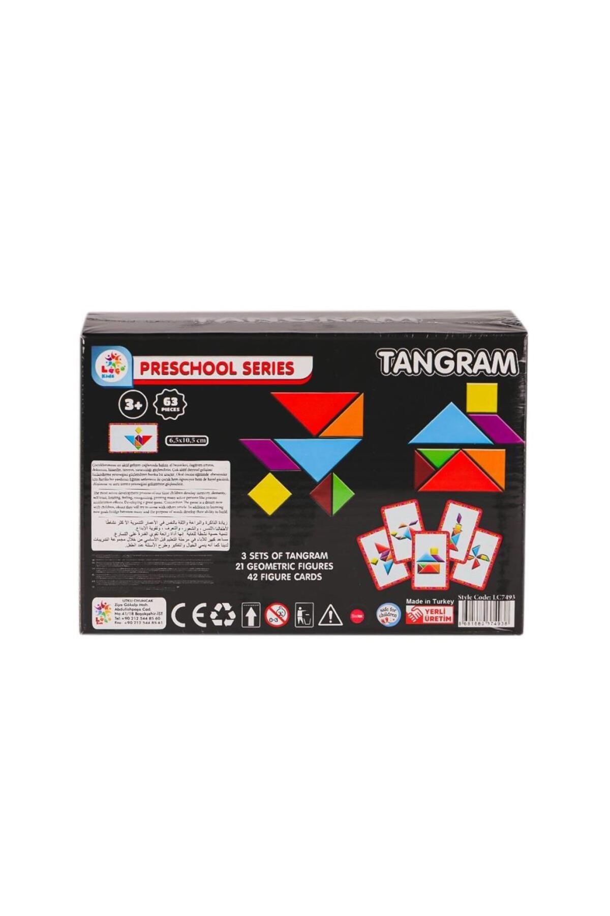 NessiWorld LC7493 Eğitici Tangram -Laçokids