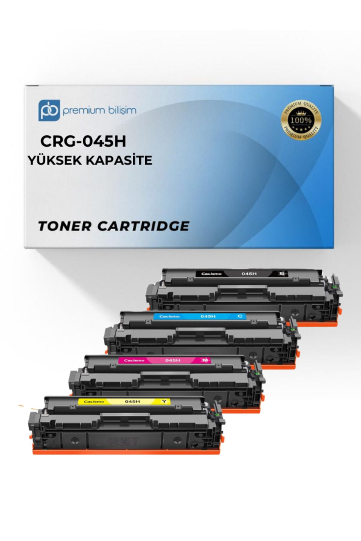 Canon CRG-045H Muadil Toner Seti MF634Cdw MF632Cdw LBP612Cdw LBP612C LBP612 MF632 MF632C 634C MF634