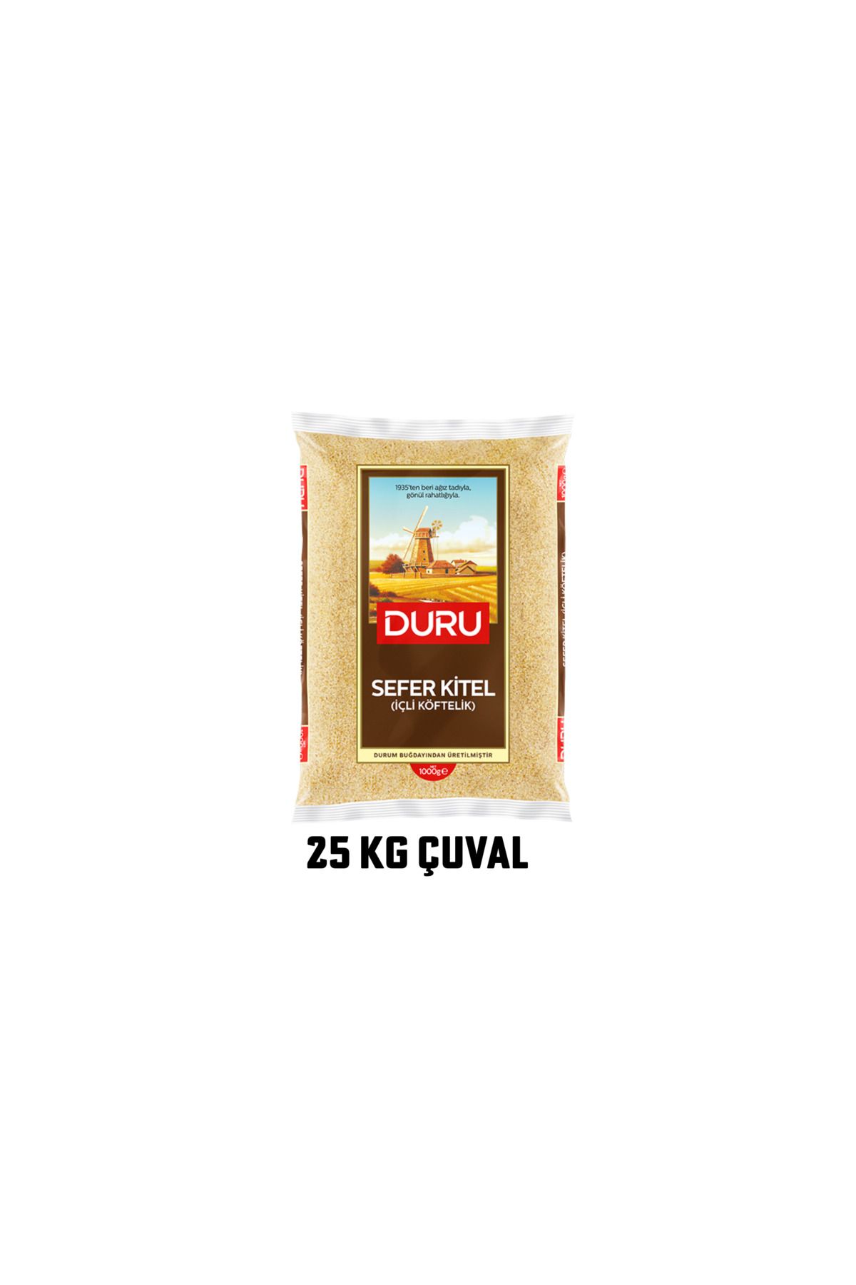 Duru Sefer Kitel Bulgur 25 Kg