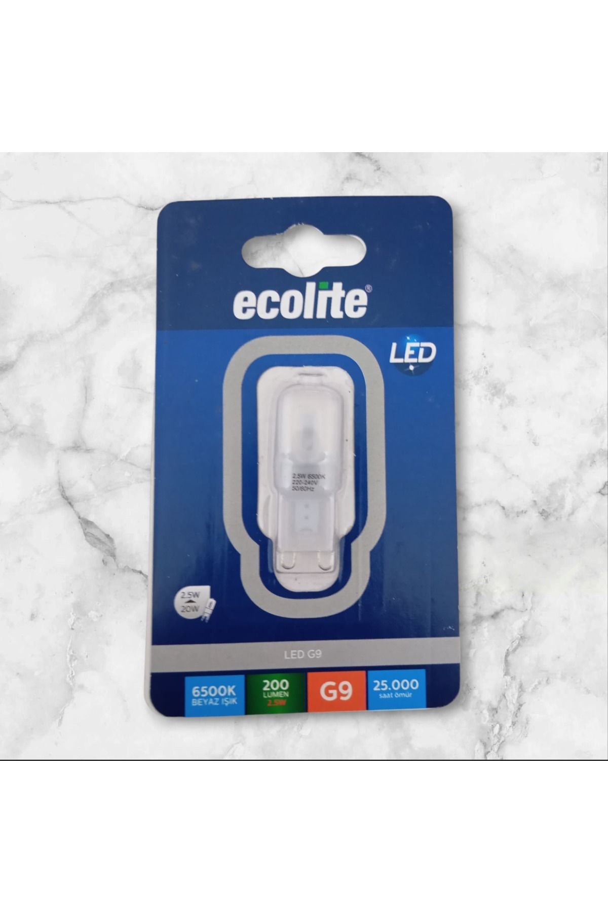 Ecolite G9  DUYLU  LED AMPUL 6500 K BEYAZ