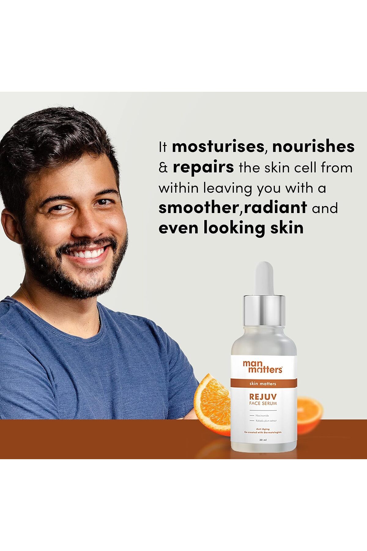 Man Matters-Rejuv Face Serum  | 10% Niacinamide & 2% Kakadu Plum 30 ml 5