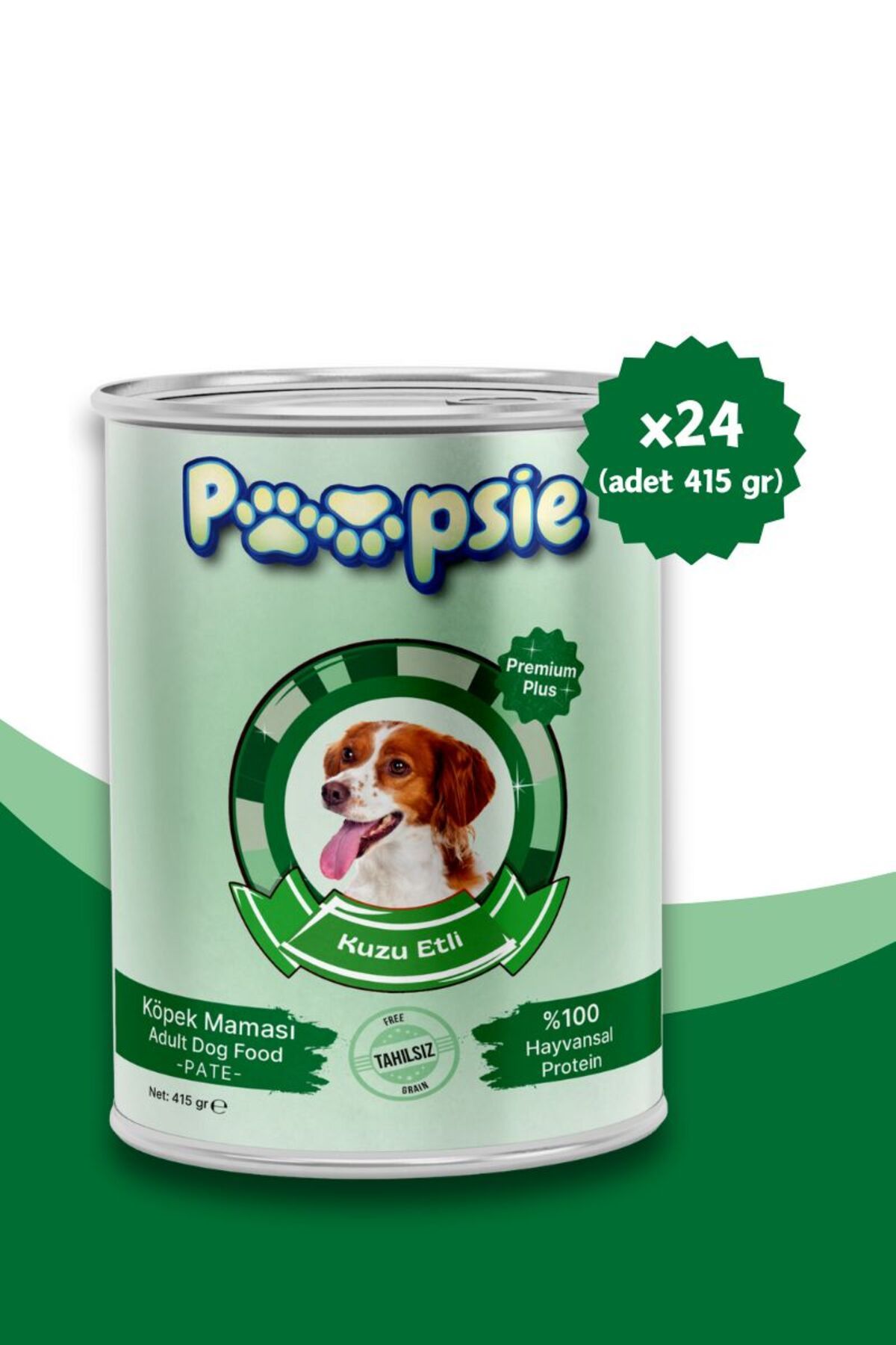 POOPSIE Kuzu Etli Köpek Maması 415Grx24Adet