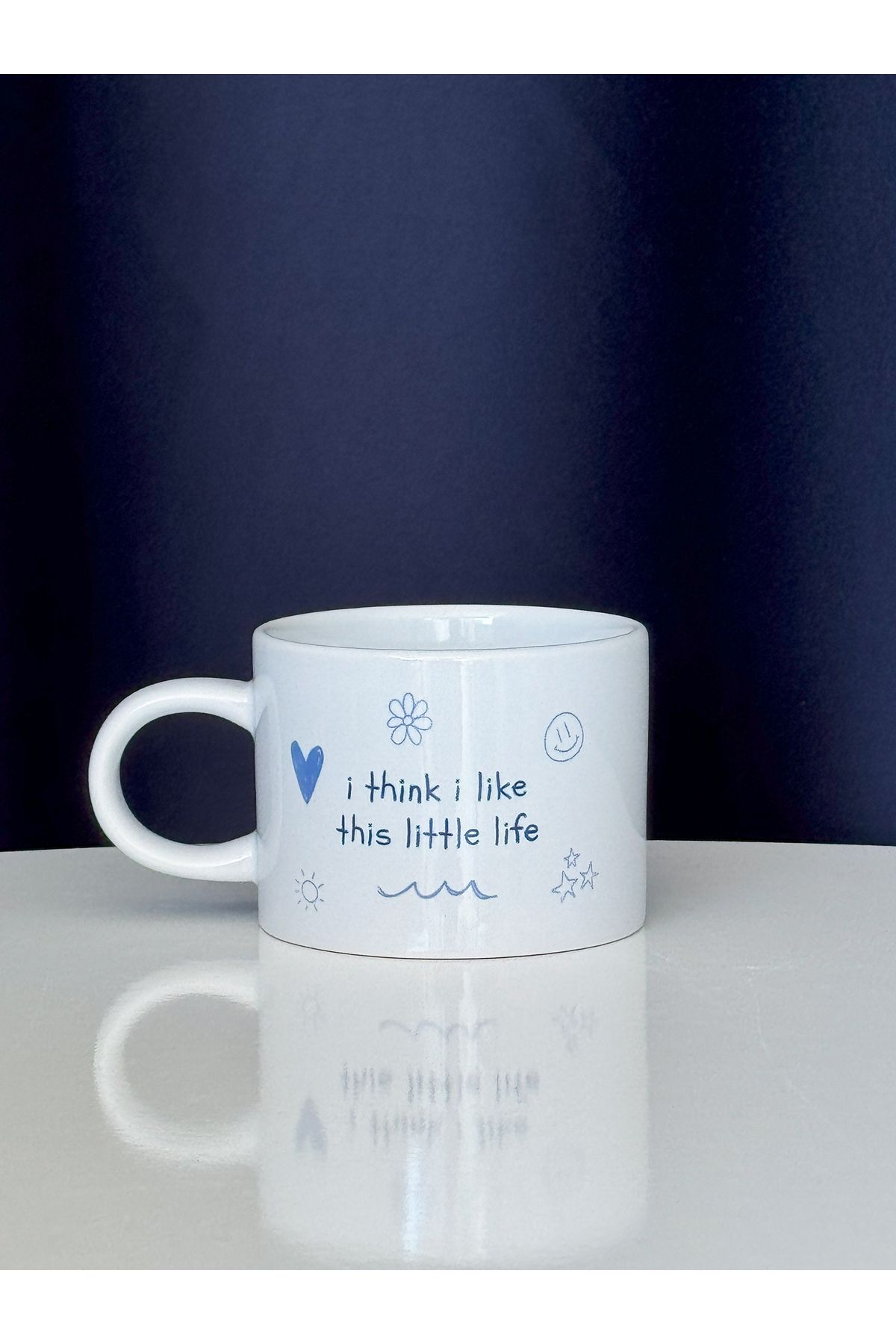 Disante i think i like this little life Kupa Bardak Kahve Mug