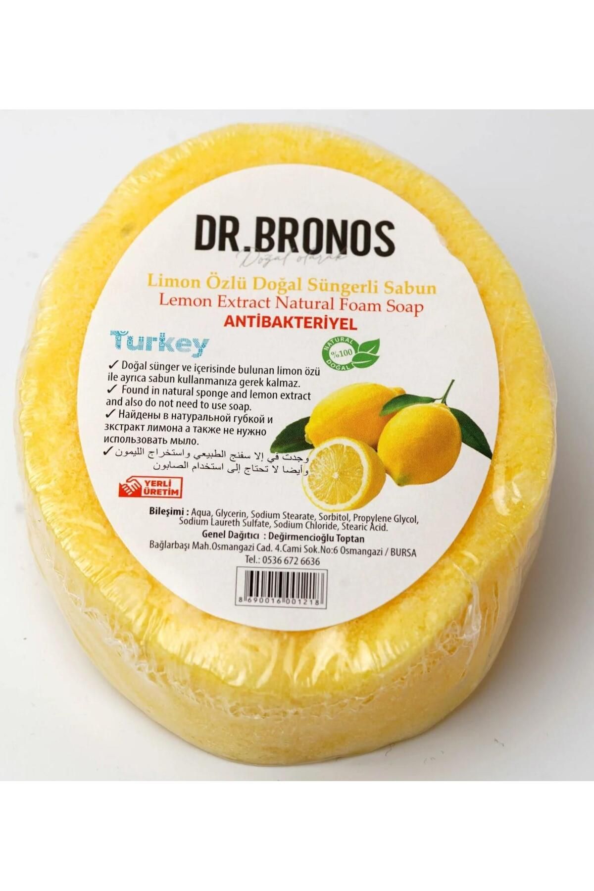 Dr. Bronos LİMON SÜNGERLİ SABUN