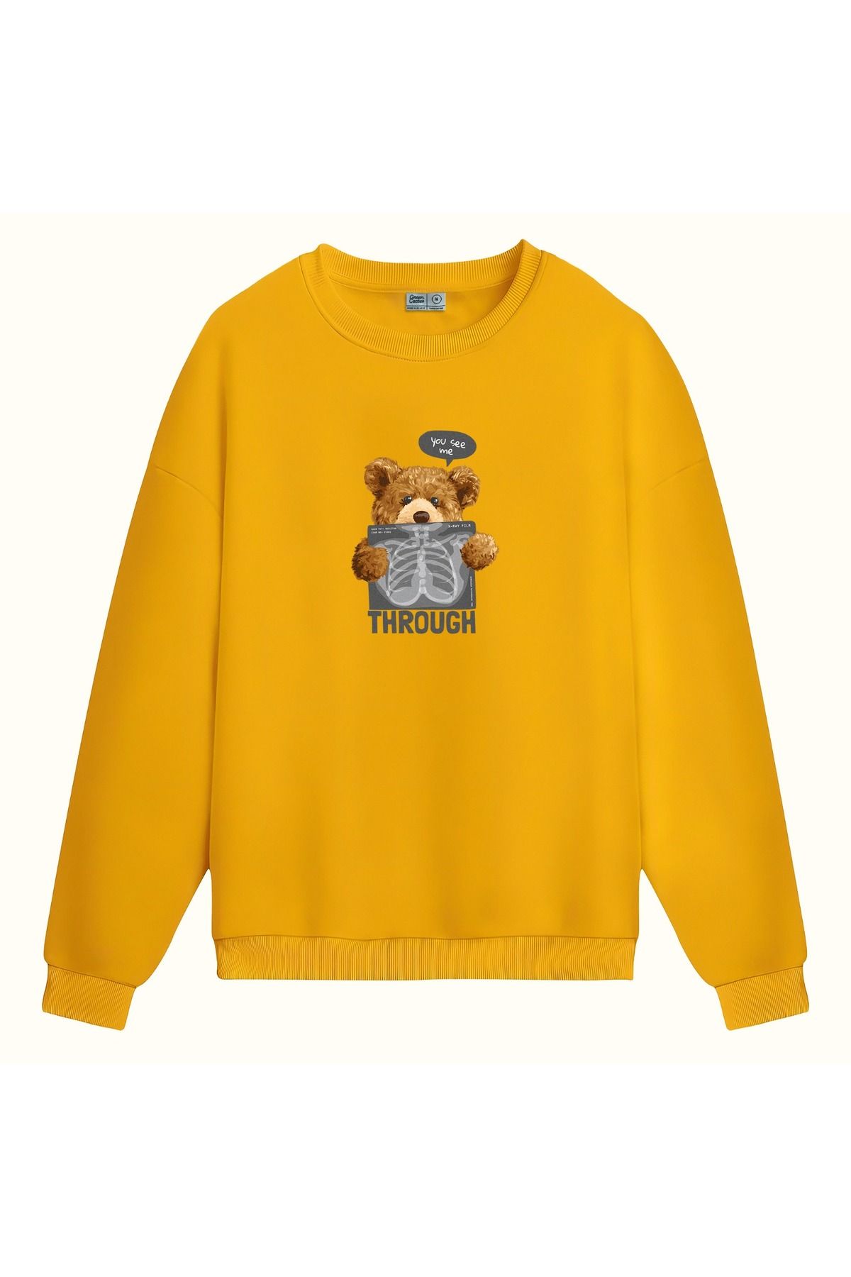 BLACKMAYS x-ray teddy tasarımlı sweatshirt