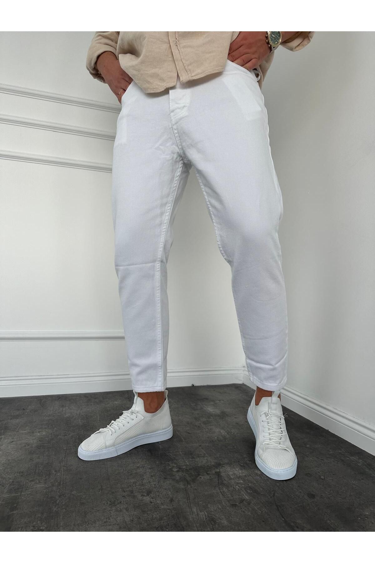 KHAYN ERKEK BOYFRİEND KESİM DENİM KUMAŞ PANTALON K2037BP