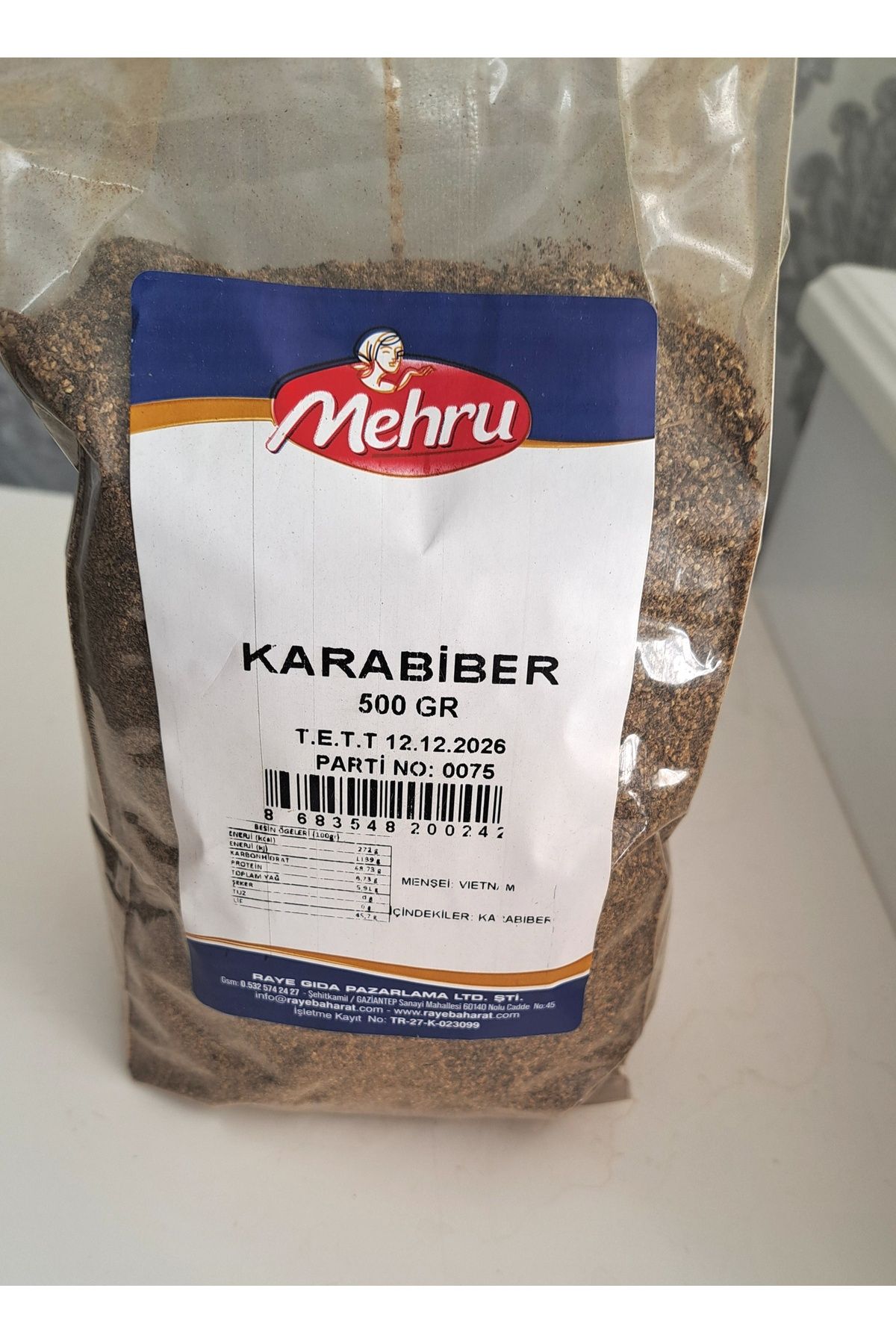 mehru karabiber 500gr×2