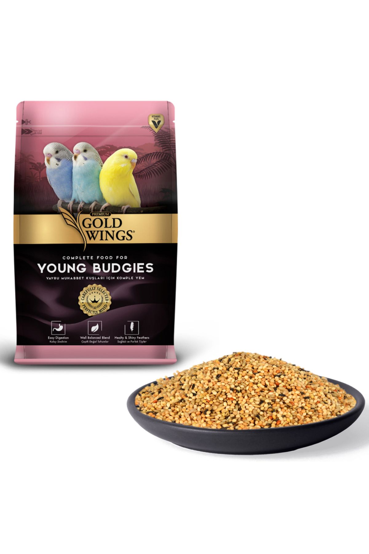 Gold Wings Premium Premium Yavru Muhabbet 1 kg 6'lı