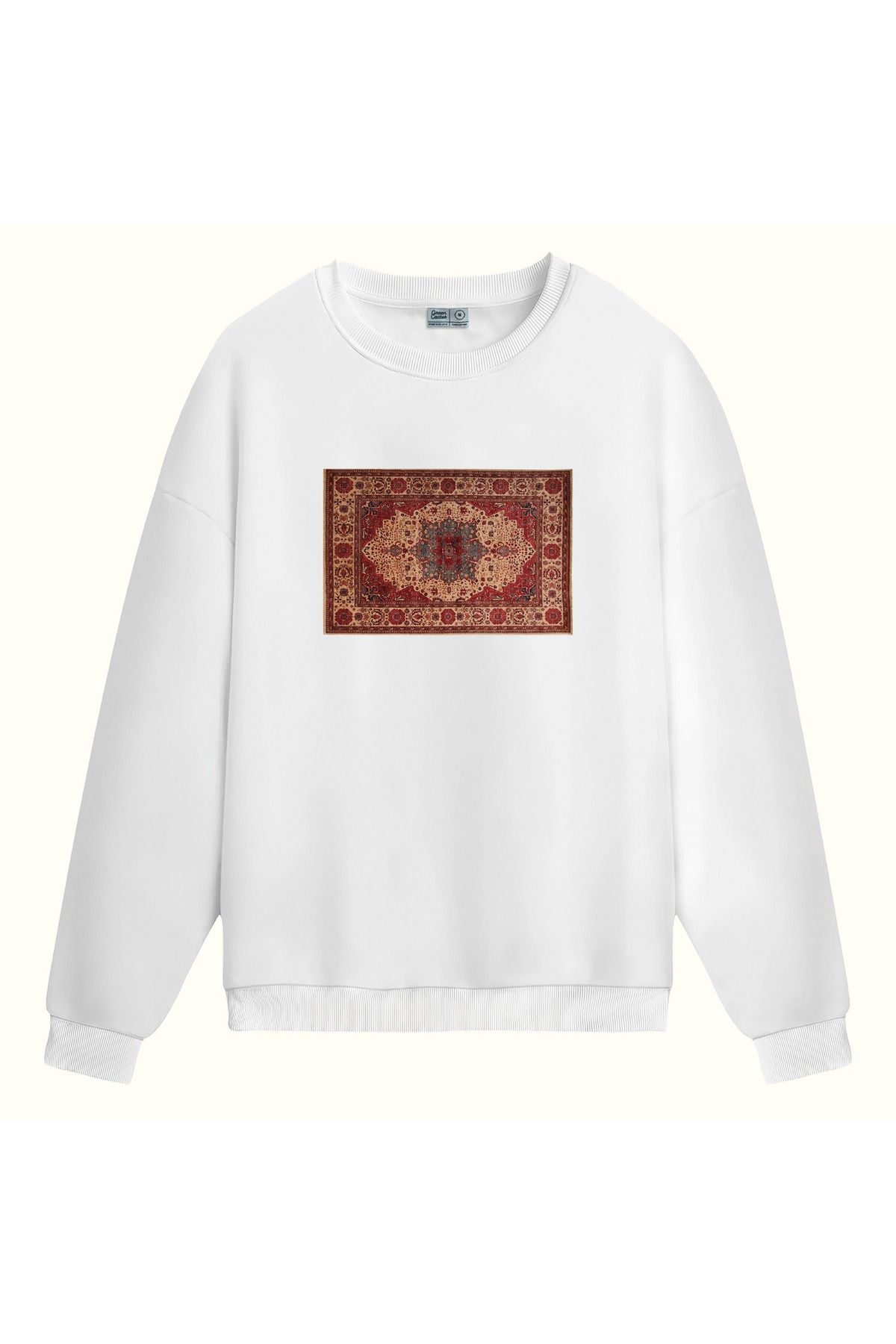 BLACKMAYS türk kilimi tasarımlı sweatshirt