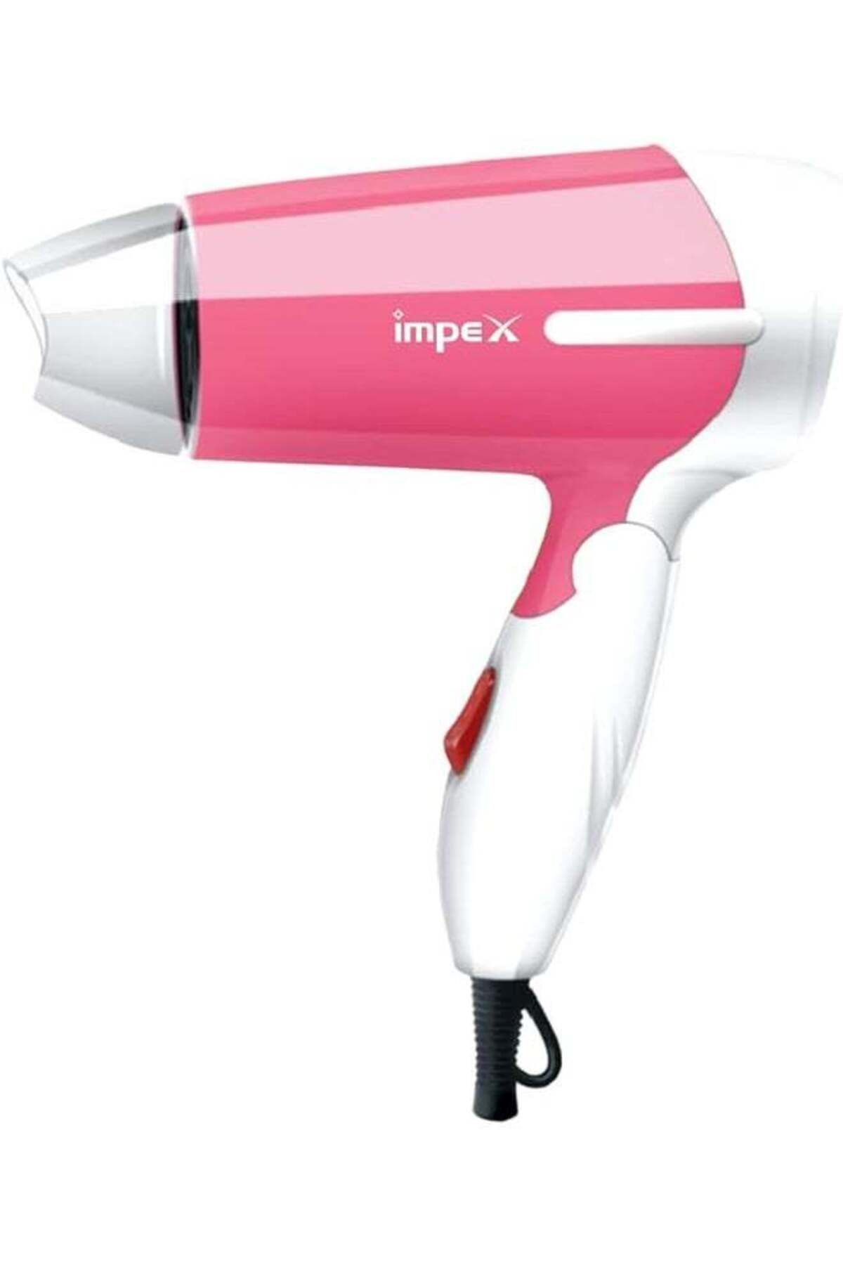 İMPEX-Hd-1K2 Foldable Handle Hair Dryer With 2 Speed/Heat Function - Assorted 3