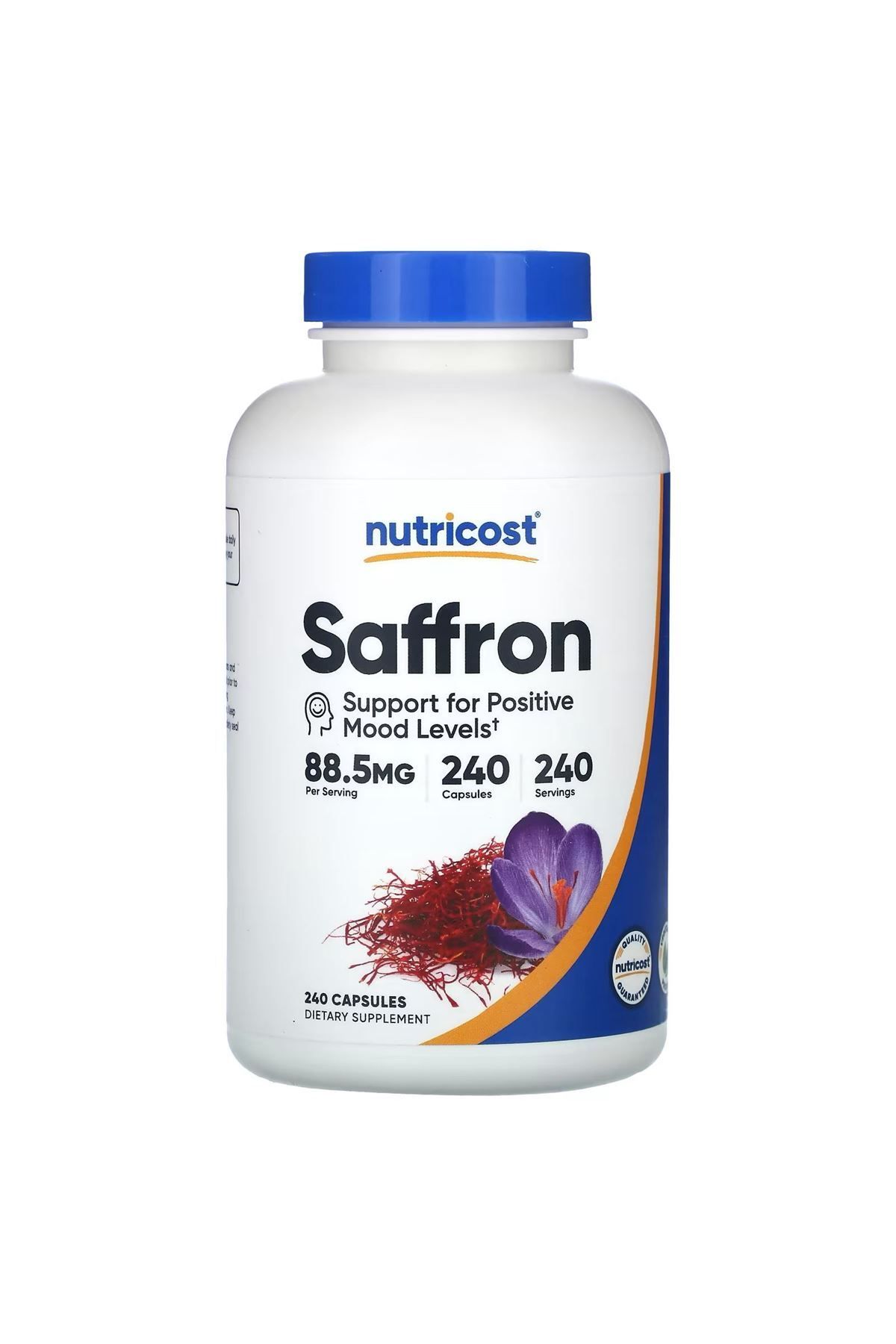 Nutricost Saffron, 88,5 mg, 240 Kapsül