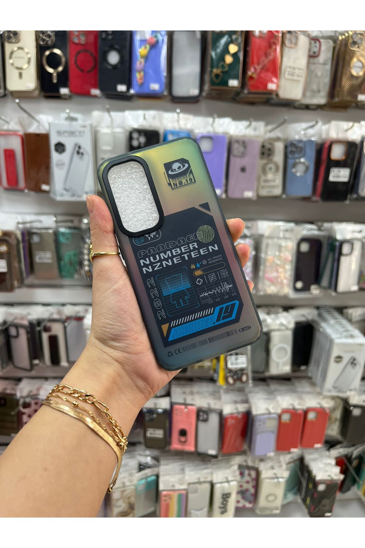 TECNOTREND Galaxy S23 Figürlü Desenli Kabartmalıı Kapak