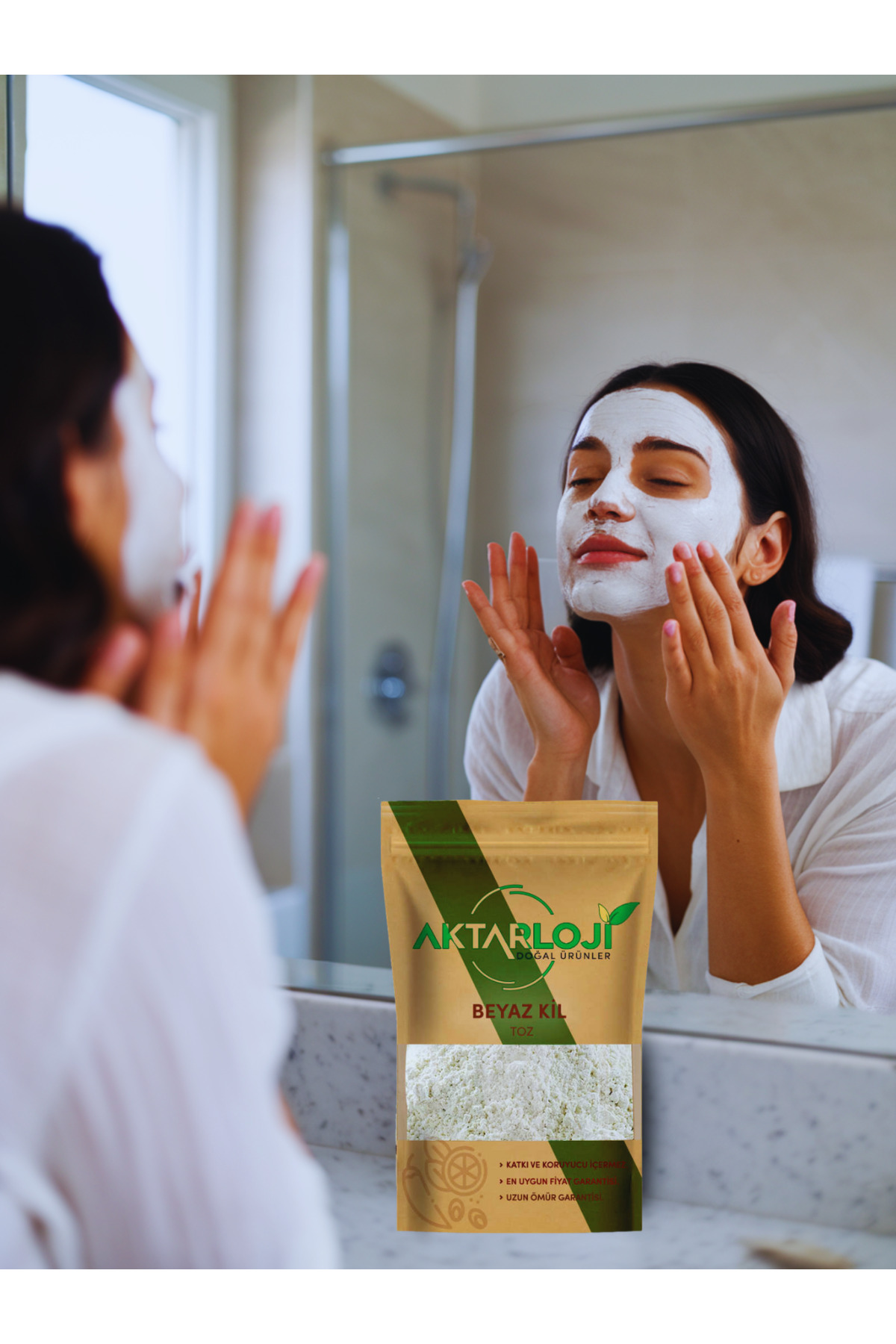 ماسک صورت  A1-Beyaz-Maske-Kili-250