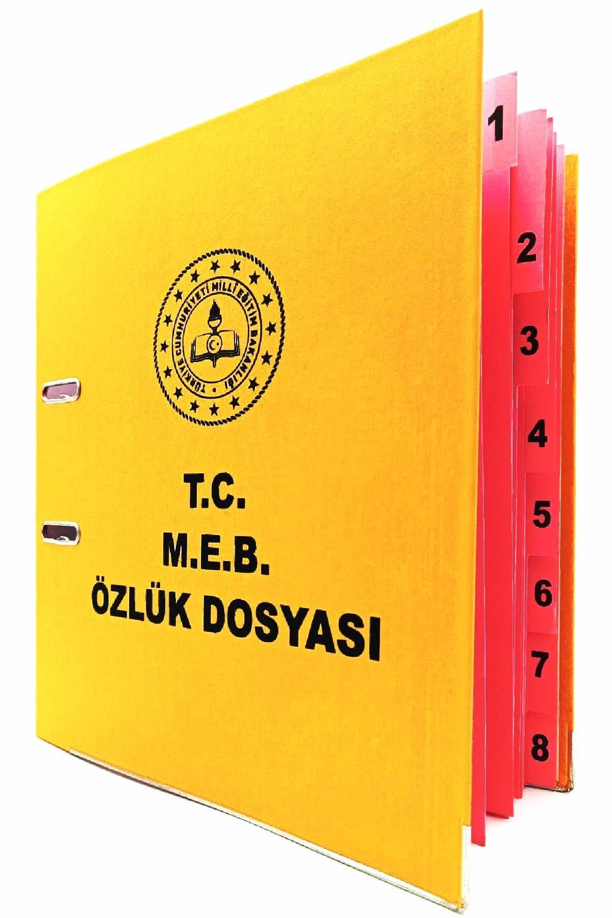 TAN EXPRESS-Text File for Teacher - T.C. M.E.B., 1 Folder, 8 Files, 32X28X5.5 Cm, 1 Piece 1