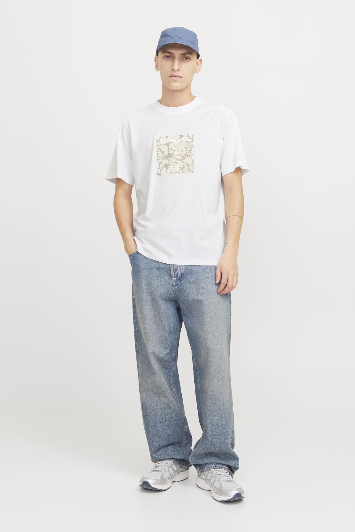 تیشرت مردانه راسته آستین کوتاه | جک اند جونز Jack & Jones 12273239 - تصویر 3