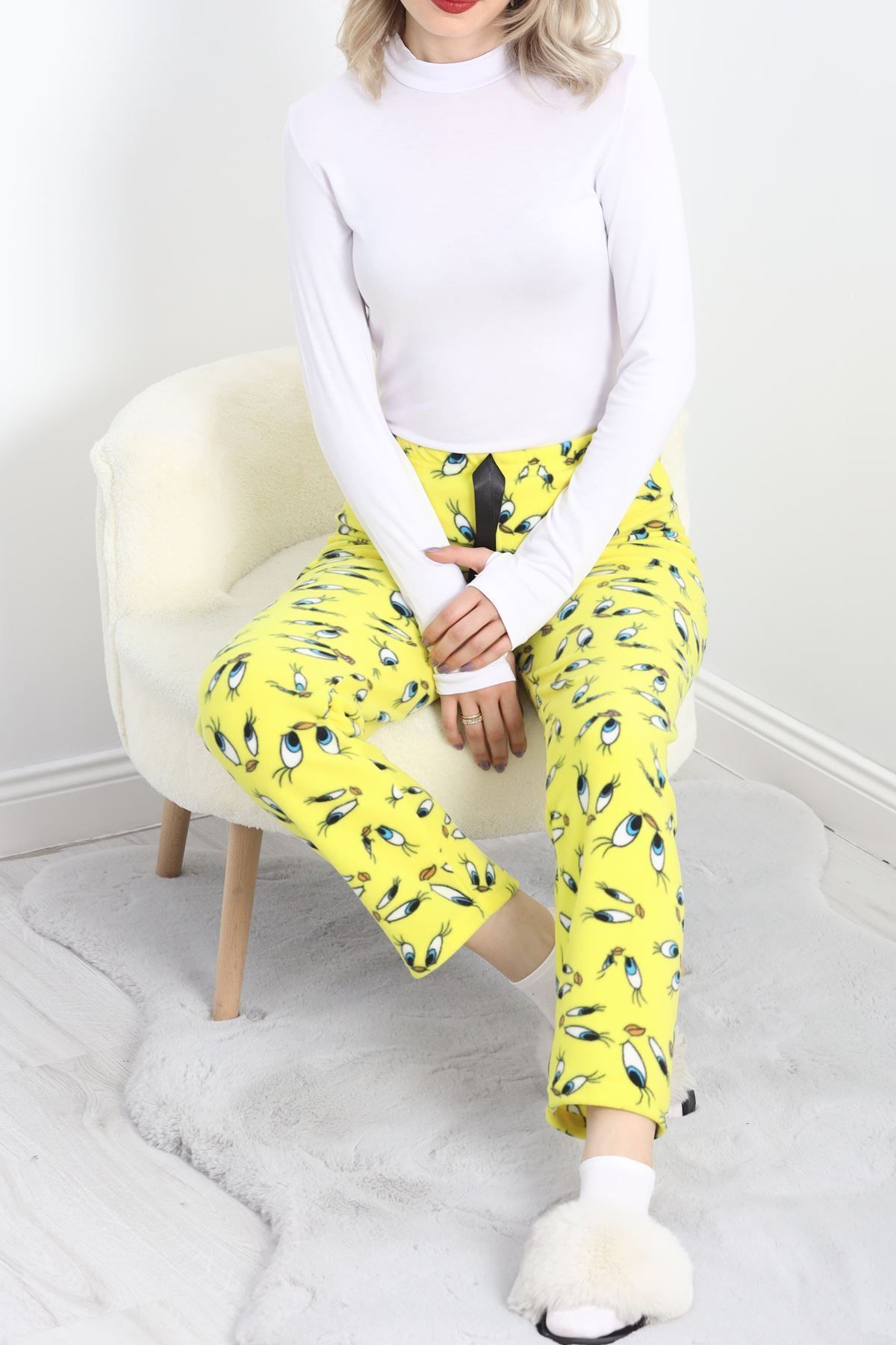 ZenWave BSMA Milan Kumaş Pijama Altı Sarıtweety - 20788.1287.