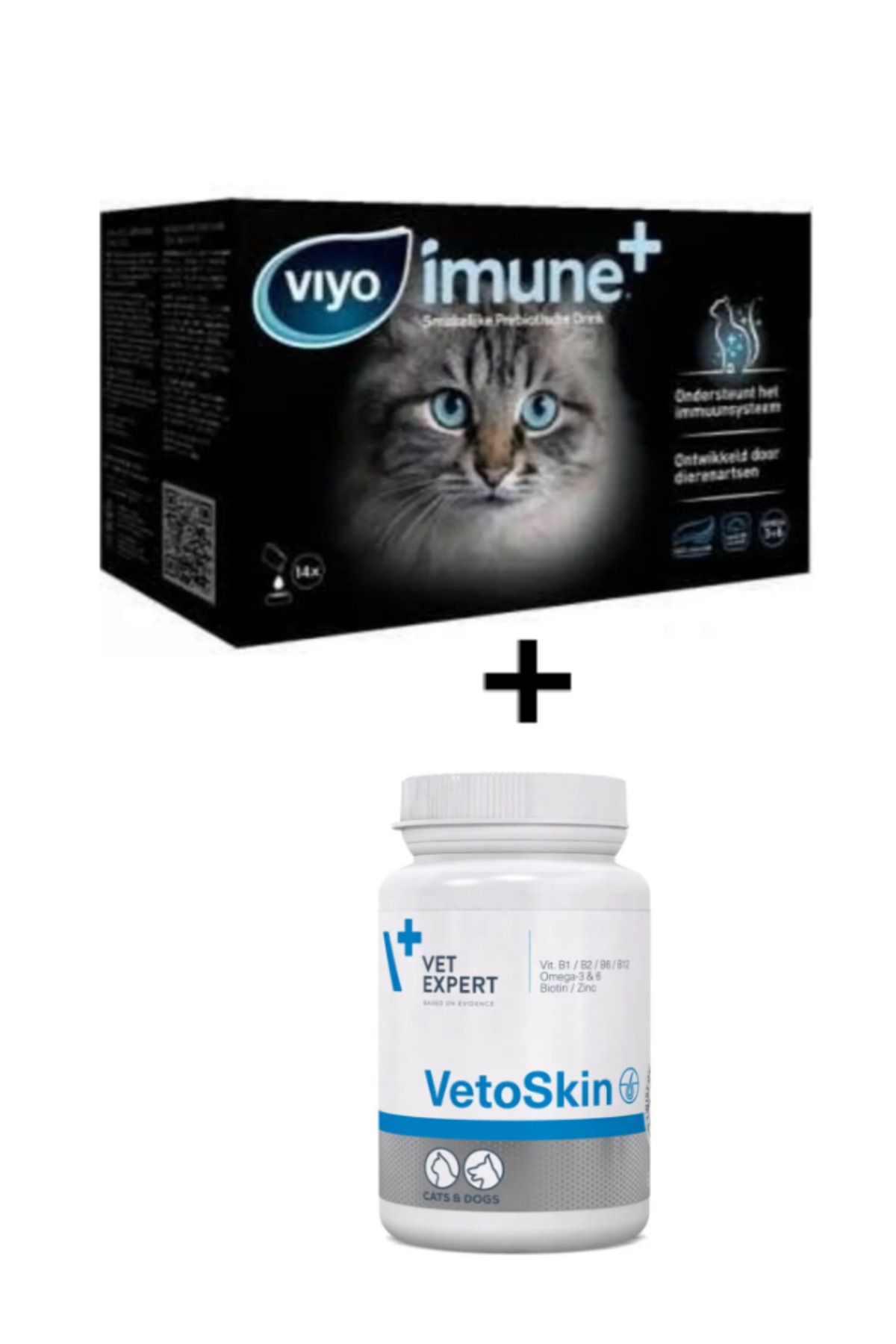 Viyo Imune Kedi Prebiotik Ek Besini 14x30ml 14 Adet +VETOSKIN 90 Tablet