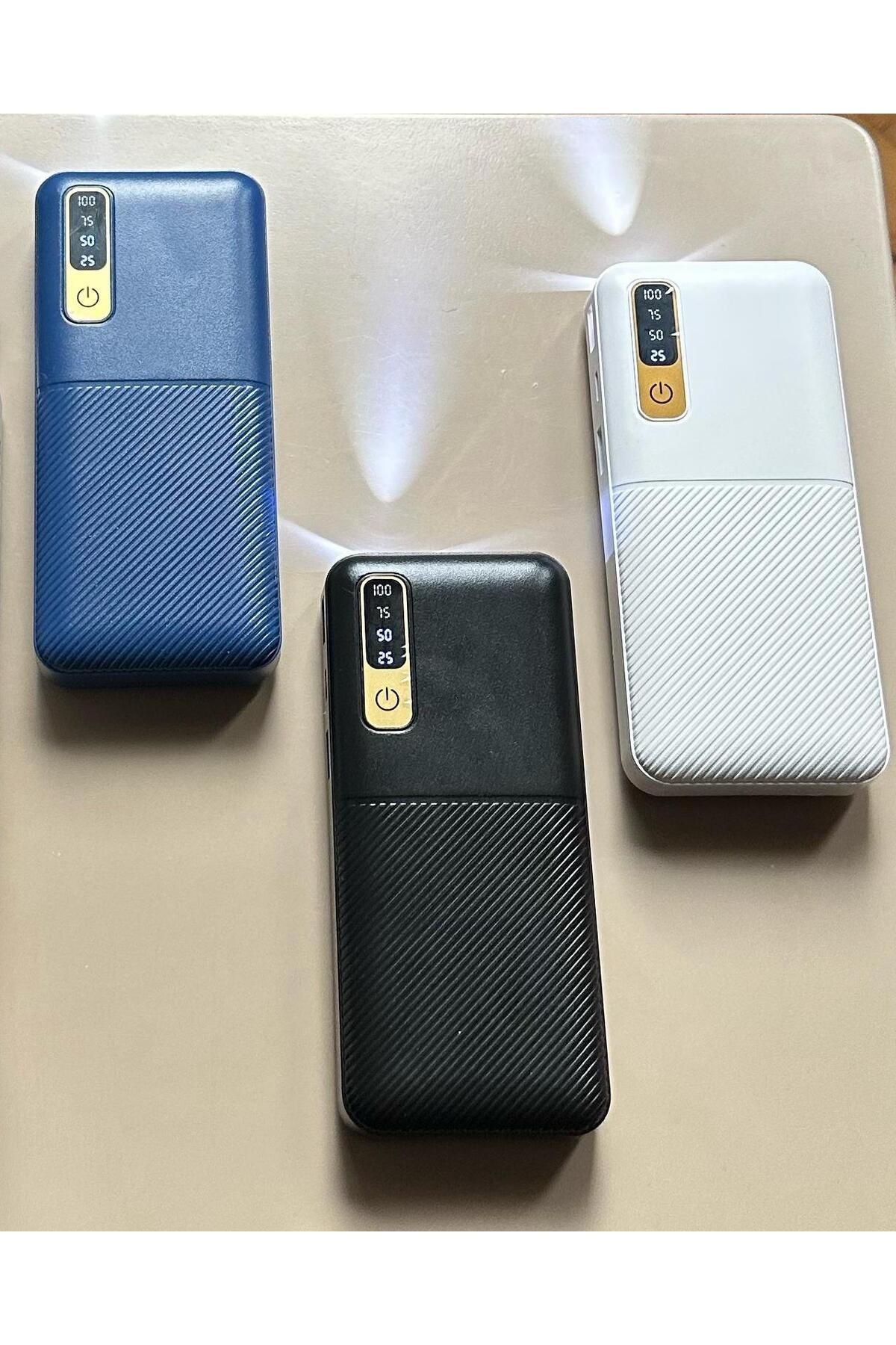 İzi 20.000 Mah Pd 22.5w Kablolu 3.0 Hızlı Şarj Gerçek 20.000 Mah Garantili Işıklı Qc30 Powerbank