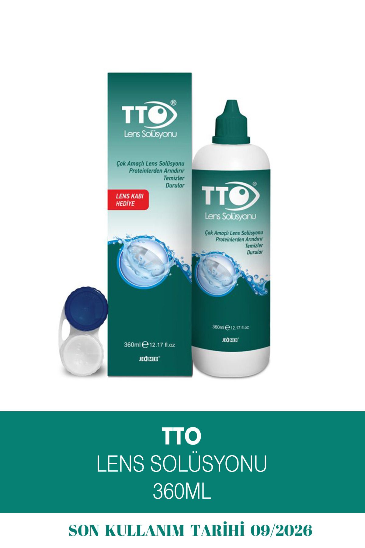 TTO LENS SOLÜSYONU 360 ML SON KULLANIM TARİHİ 9/2026