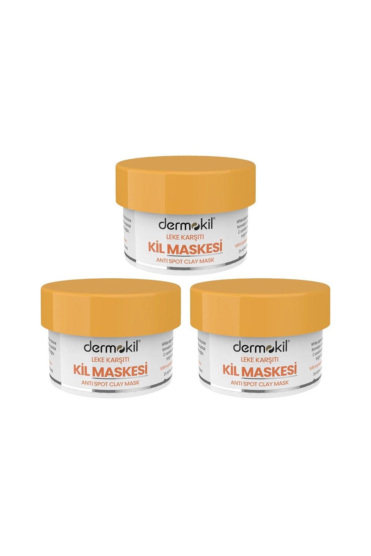 Dermokil Leke Karşıtı Kil Maskesi 50 ml. Üçlü Set