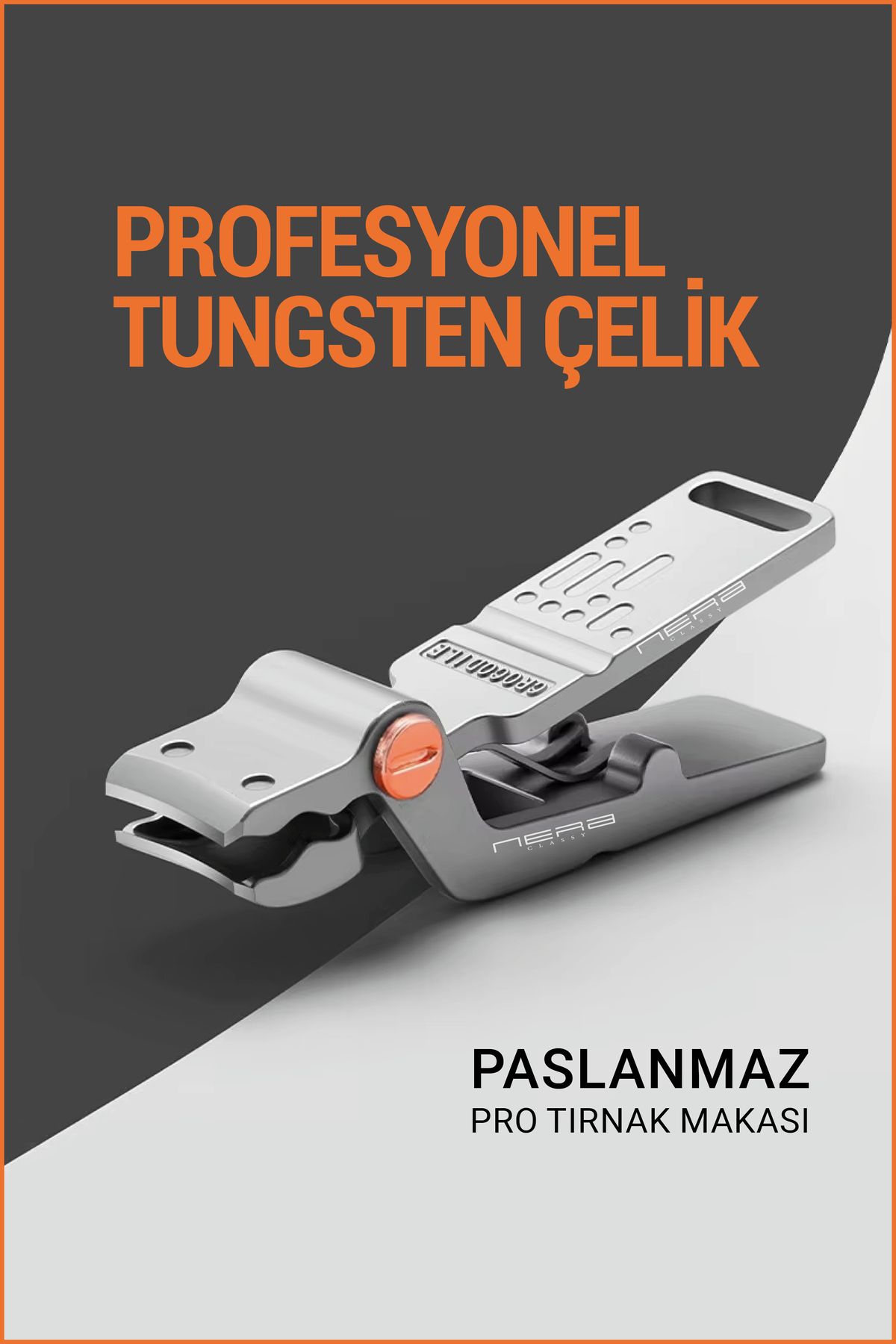 GXMPRO Crocodile Hazneli Tırnak Makası Tungsten Steel Solingen Professional