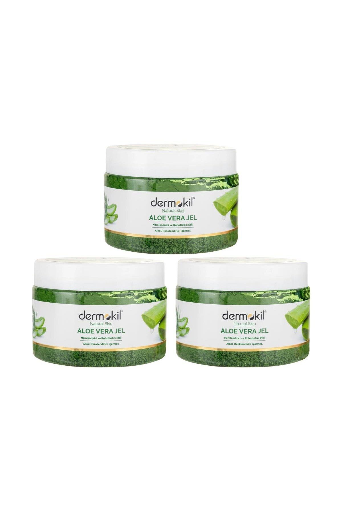 Dermokil Aloe Vera Nemlendirici Jel 300 ml. Üçlü Set