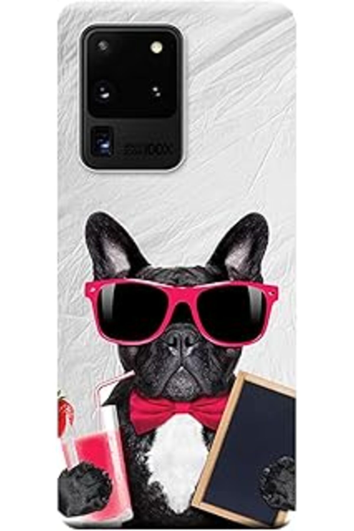 nerede bulurum Galaxy S20 Ultra Kılıf (Sm-G988B) Baskılı Silikon Artist Köpek Stk:461