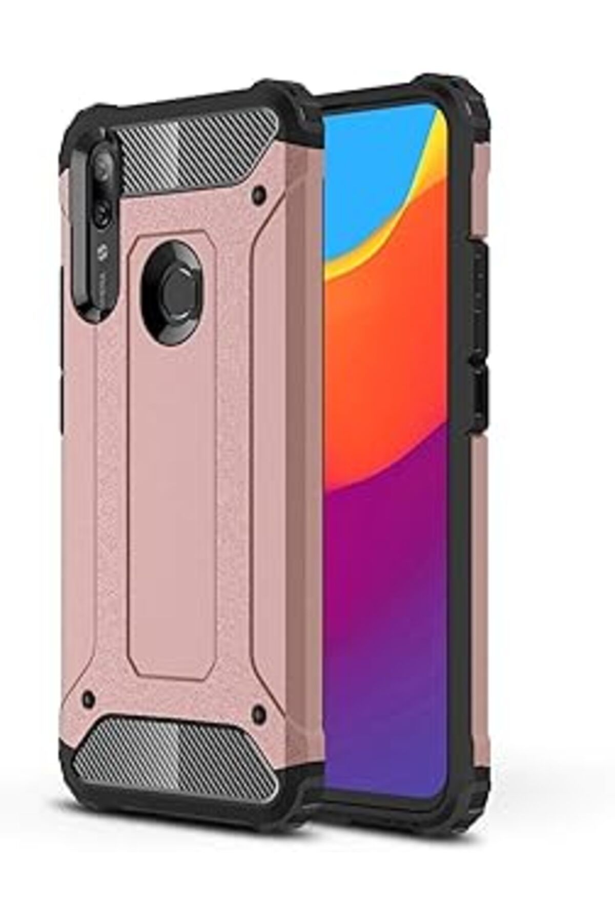 EDALKILIÇ Huawei P Smart Z Kılıf Rugged Armor Rose