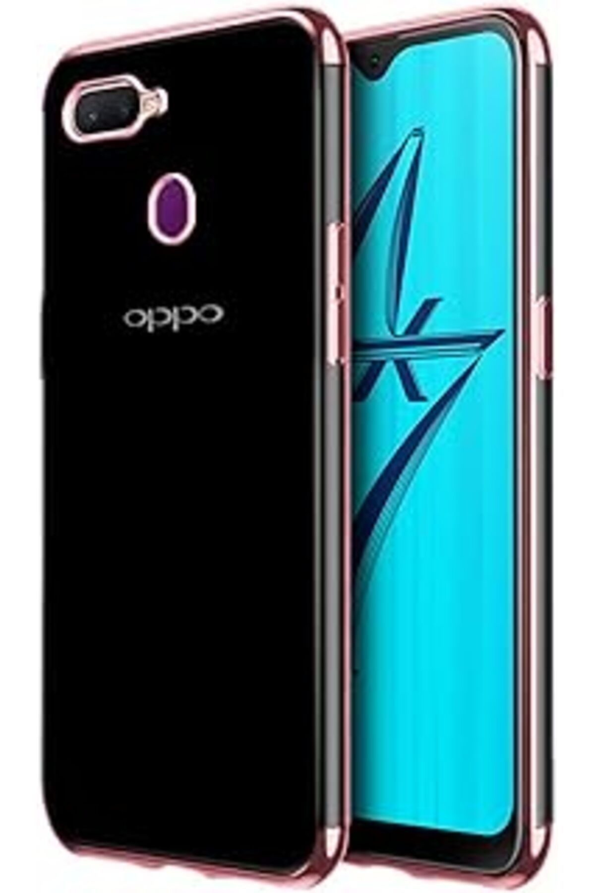 nerede bulurum Oppo F9 / F9 Pro Kılıf Skyfall Transparent Clear Rose