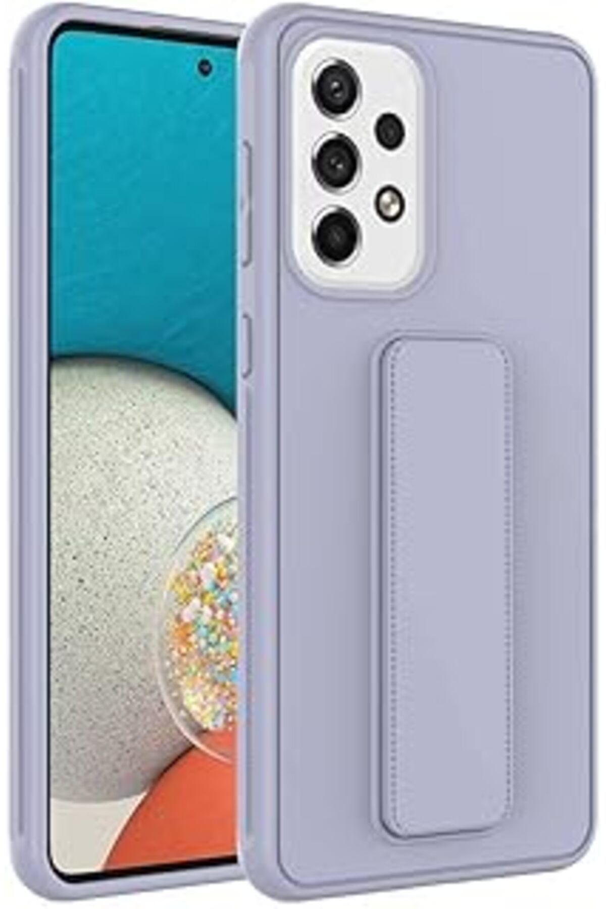 nerede bulurum Galaxy A23 Ile Uyumlu Kılıf Mat Pürüzsüz Stand Olabilen Toz Ve Kirden Koruyan V Şeklindek