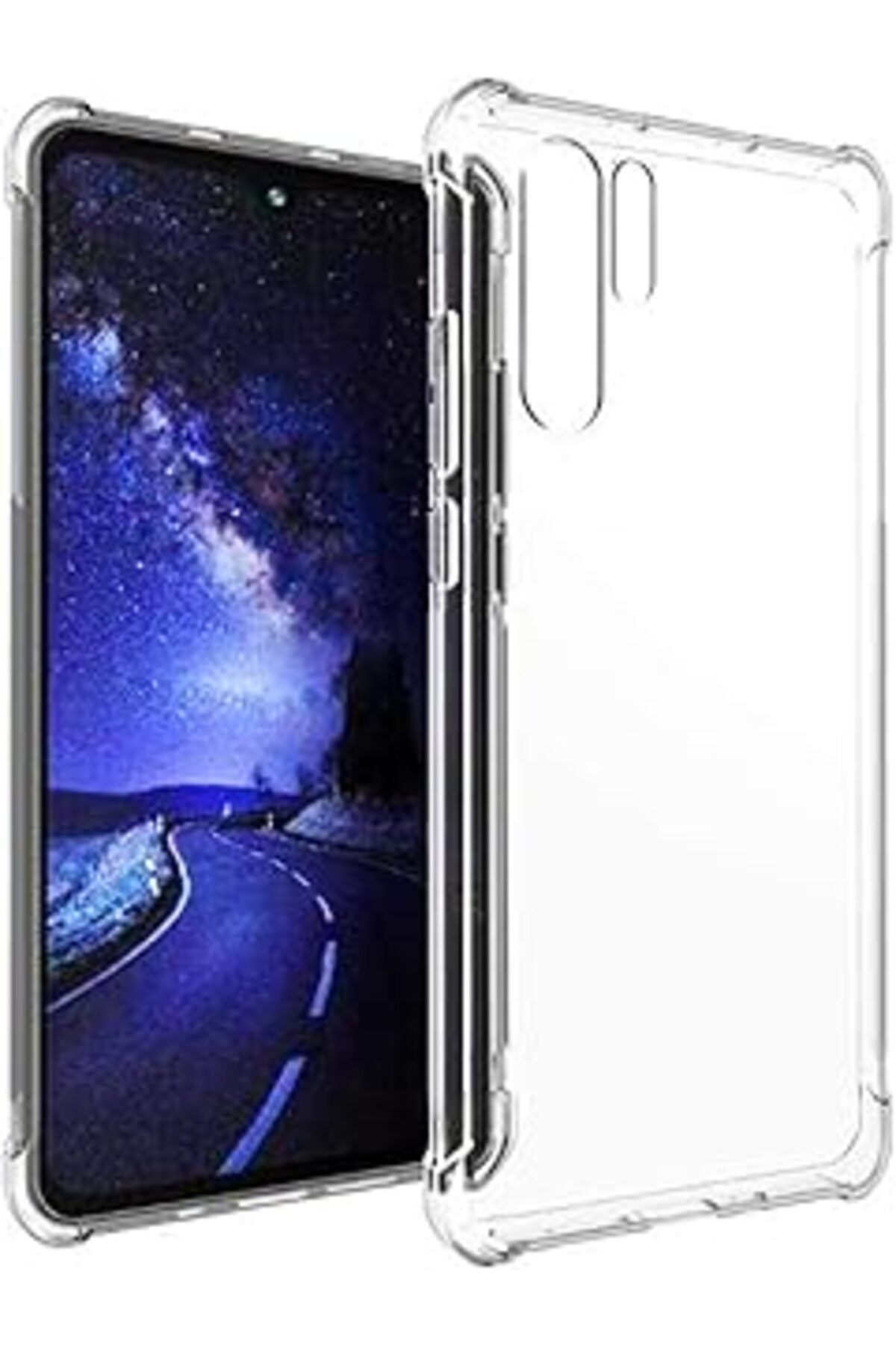 EDALKILIÇ Shock Absorbing Için Kılıf Huawei P30 Pro Şeffaf [P30 Pro Ile Uyumlu Kılıf - Şeffaf]