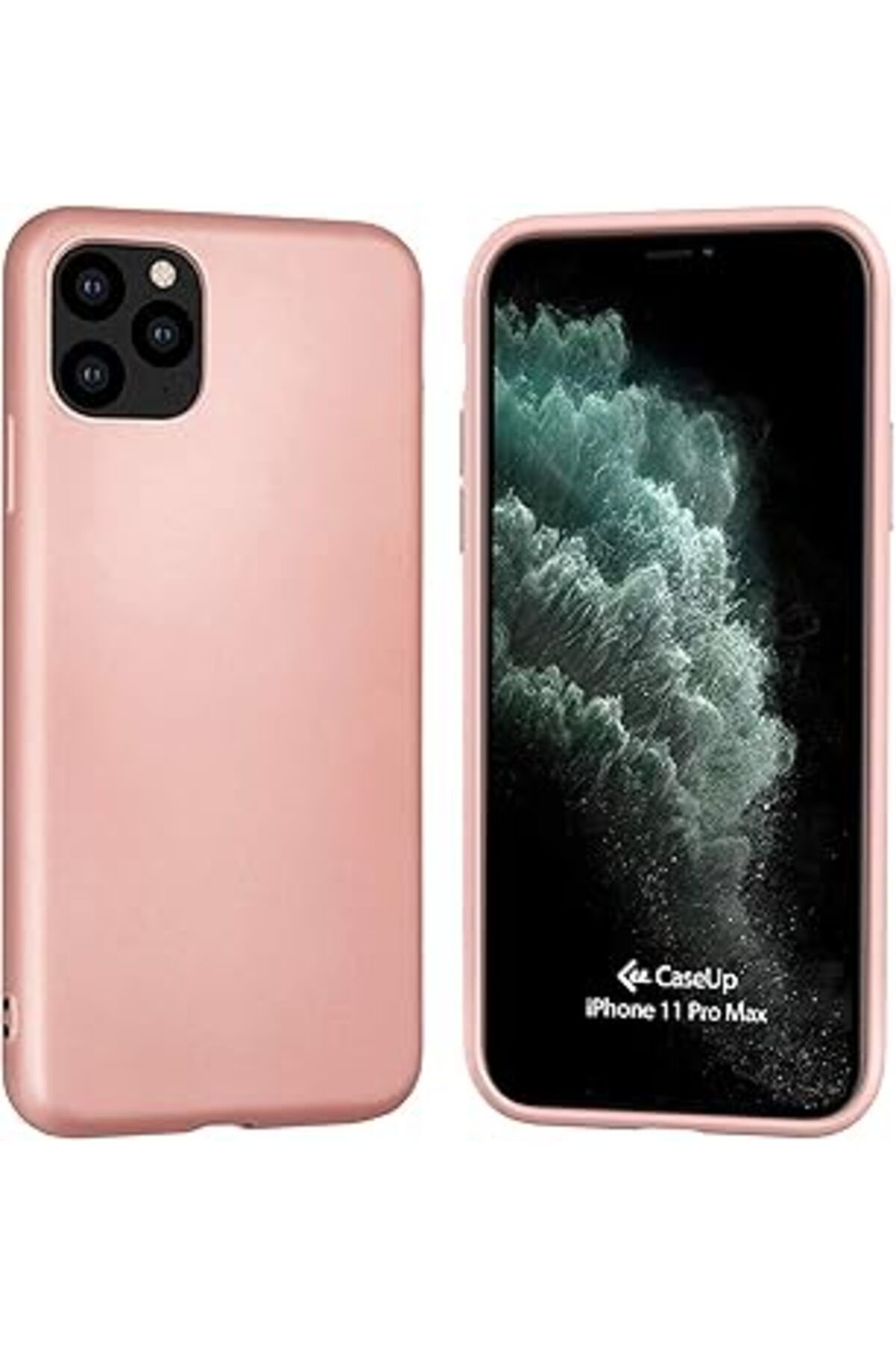 nazeninstoğu Caseup Iphone 11 Pro Max Uyumlu Kılıf, Caseup Matte Surface Rose