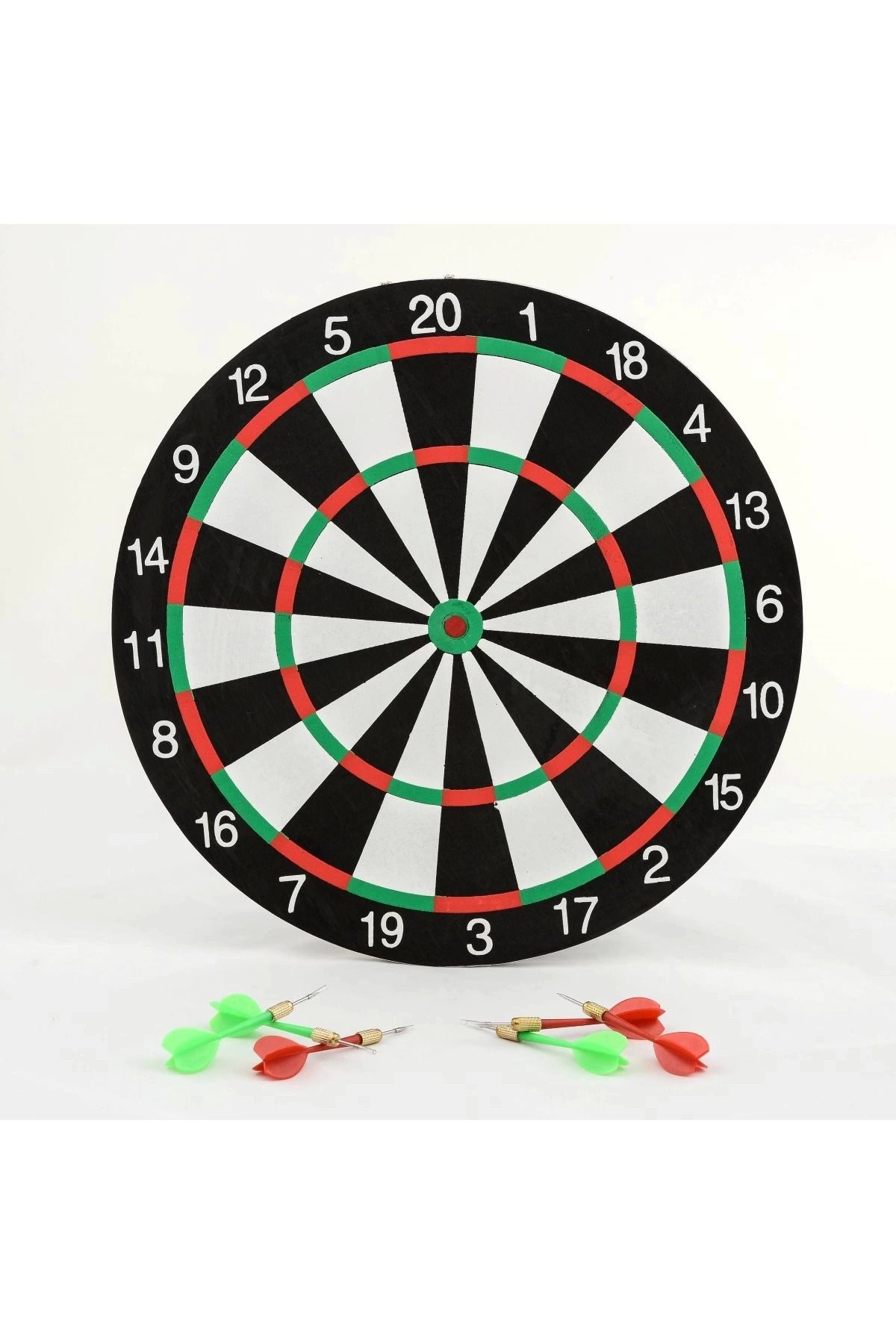 DEPOT Çift Taraflı 30 Cm Dart Tahtası Ve 4 Adet Ok