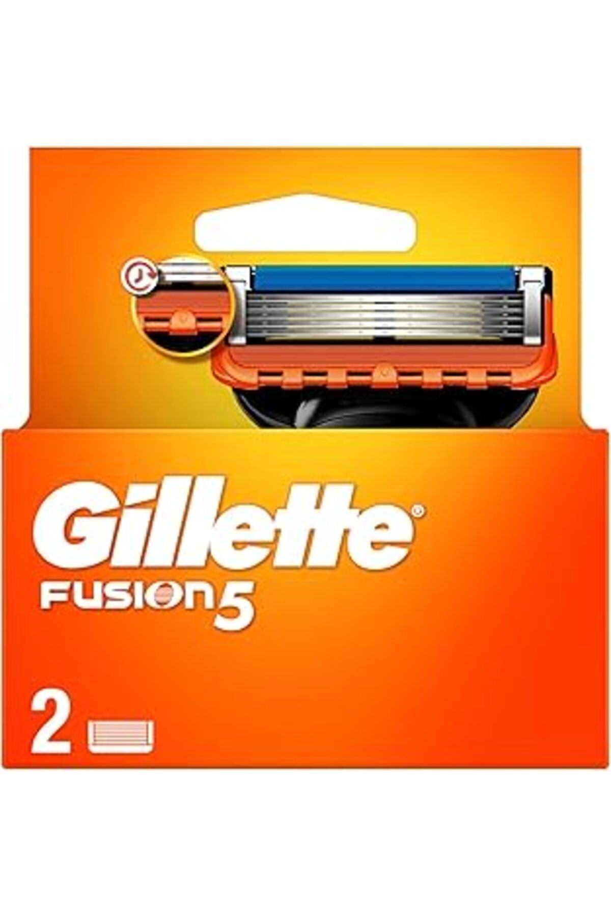 NZM TİCARET Gillette Fusion5 Yedek Erkek Tıraş Bıçağı 2'Li