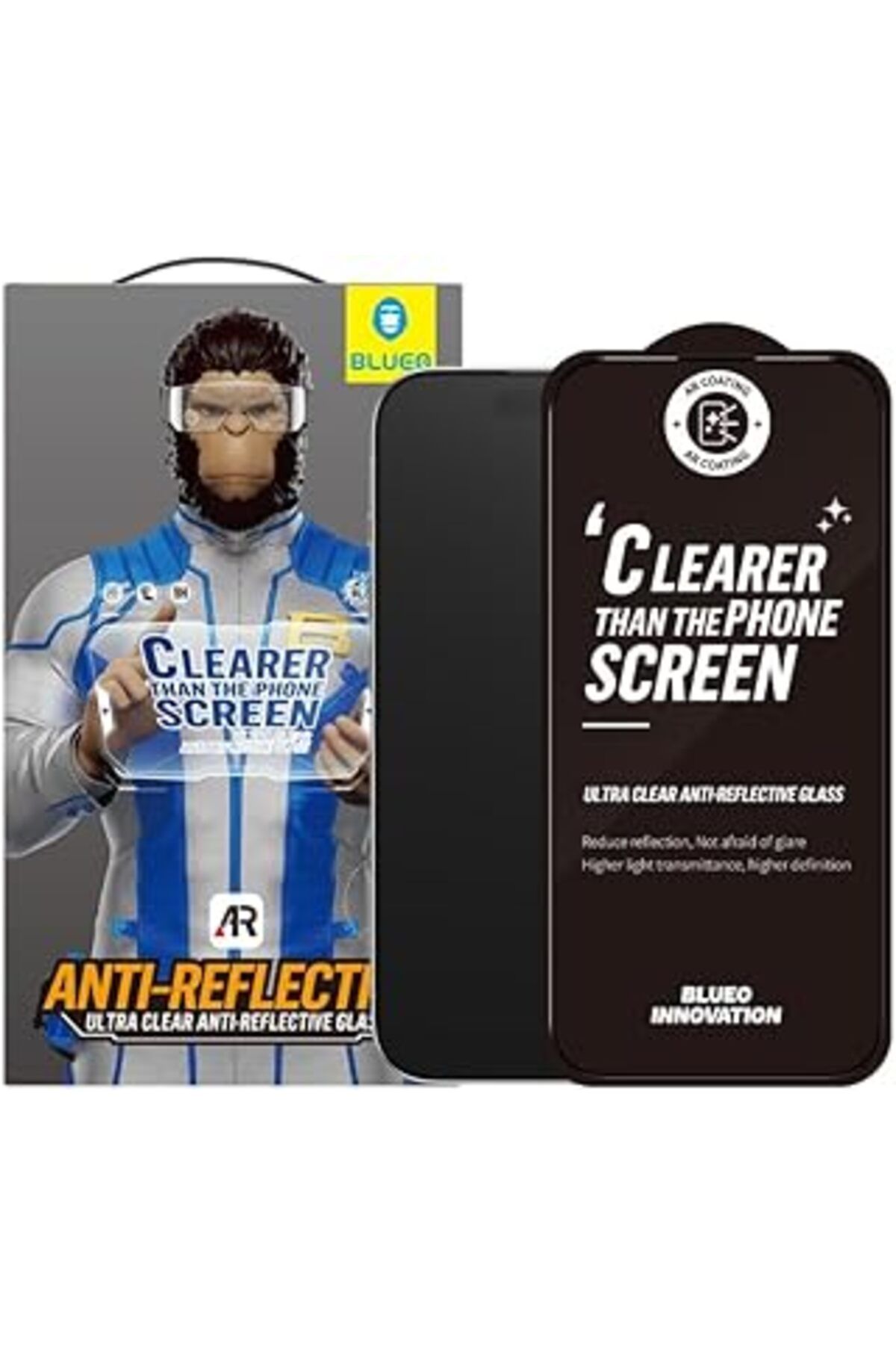 NZM TİCARET Blueo Iphone 15/16 / 16 Plus / 16 Pro / 16 Pro Max Uyumlu Ultra Clear Anti-Reflective (Yansıma Önle