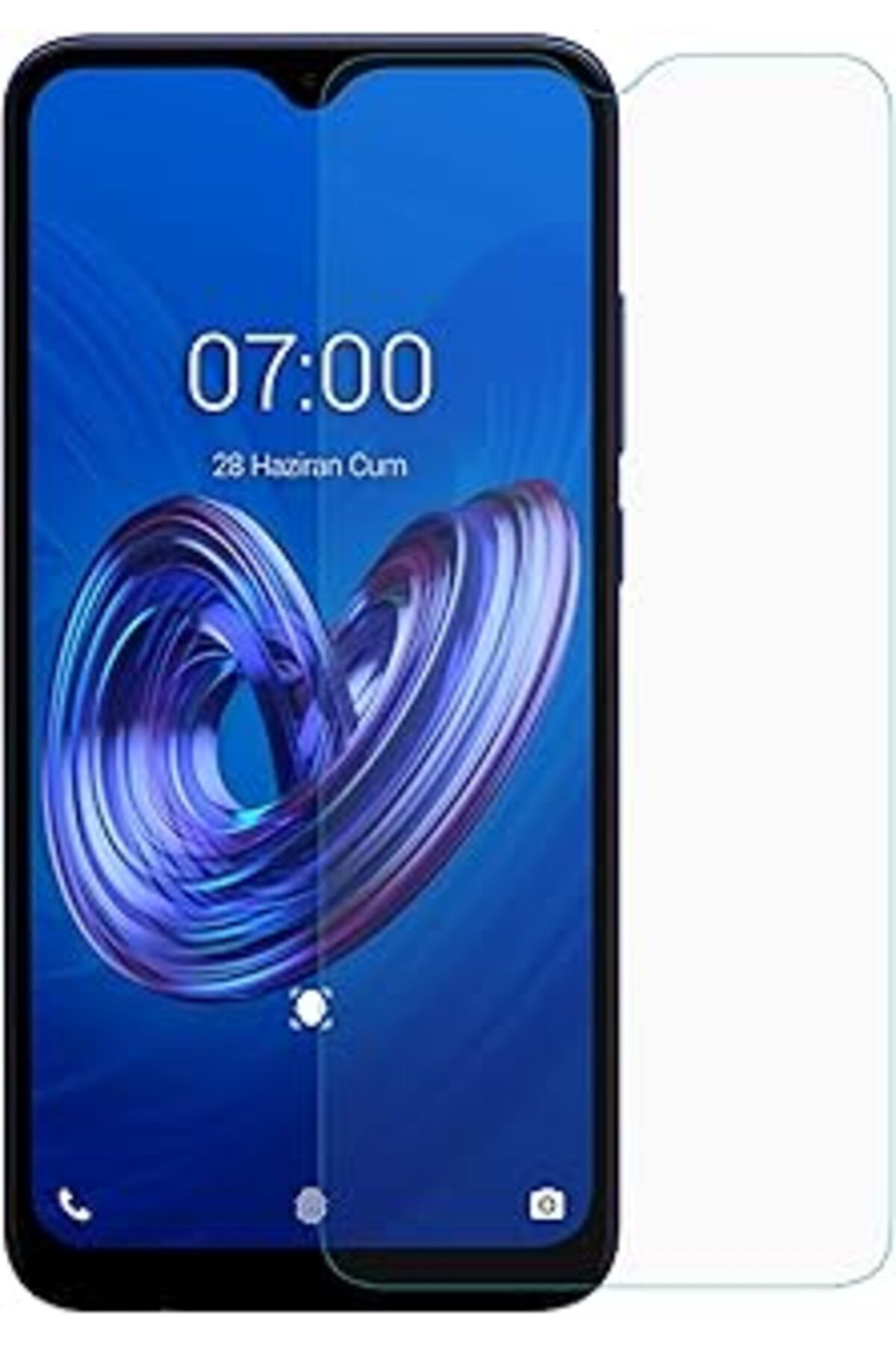 Ceet Markets Kny Redmi Note 8 Pro İÇin Kılıf, Silikon Kenarlı Şeffaf Tiron Kapak, Çok Renkli