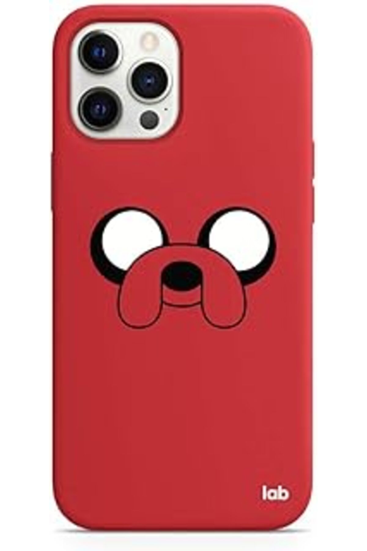 robotrend Caseslab Iphone 12 Pro Max Kırmızı Silikon Telefon Kılıfı - Jack The Dog