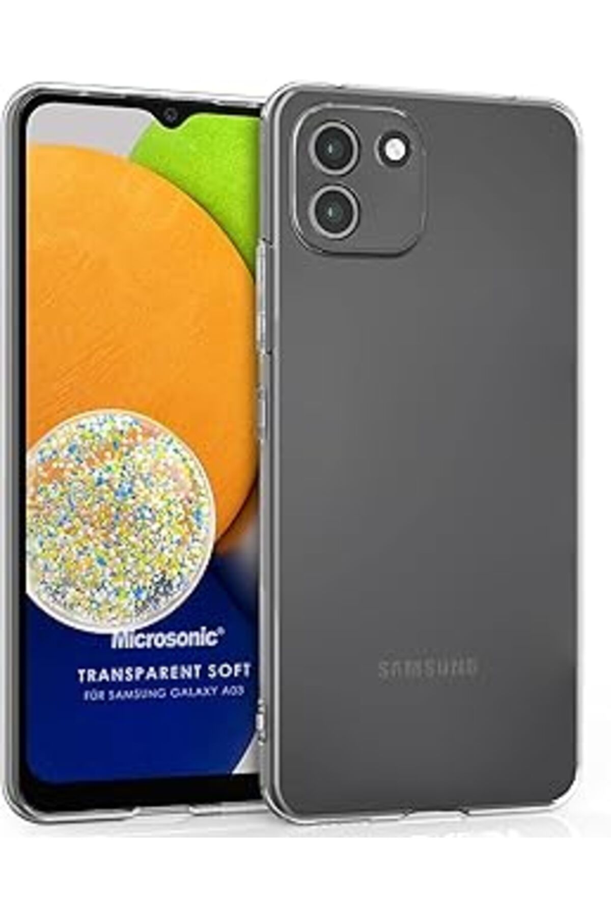 NZM TİCARET Galaxy A03 Için Kılıf Transparent Soft Şeffaf [Galaxy A03 Ile Uyumlu Kılıf - Şef